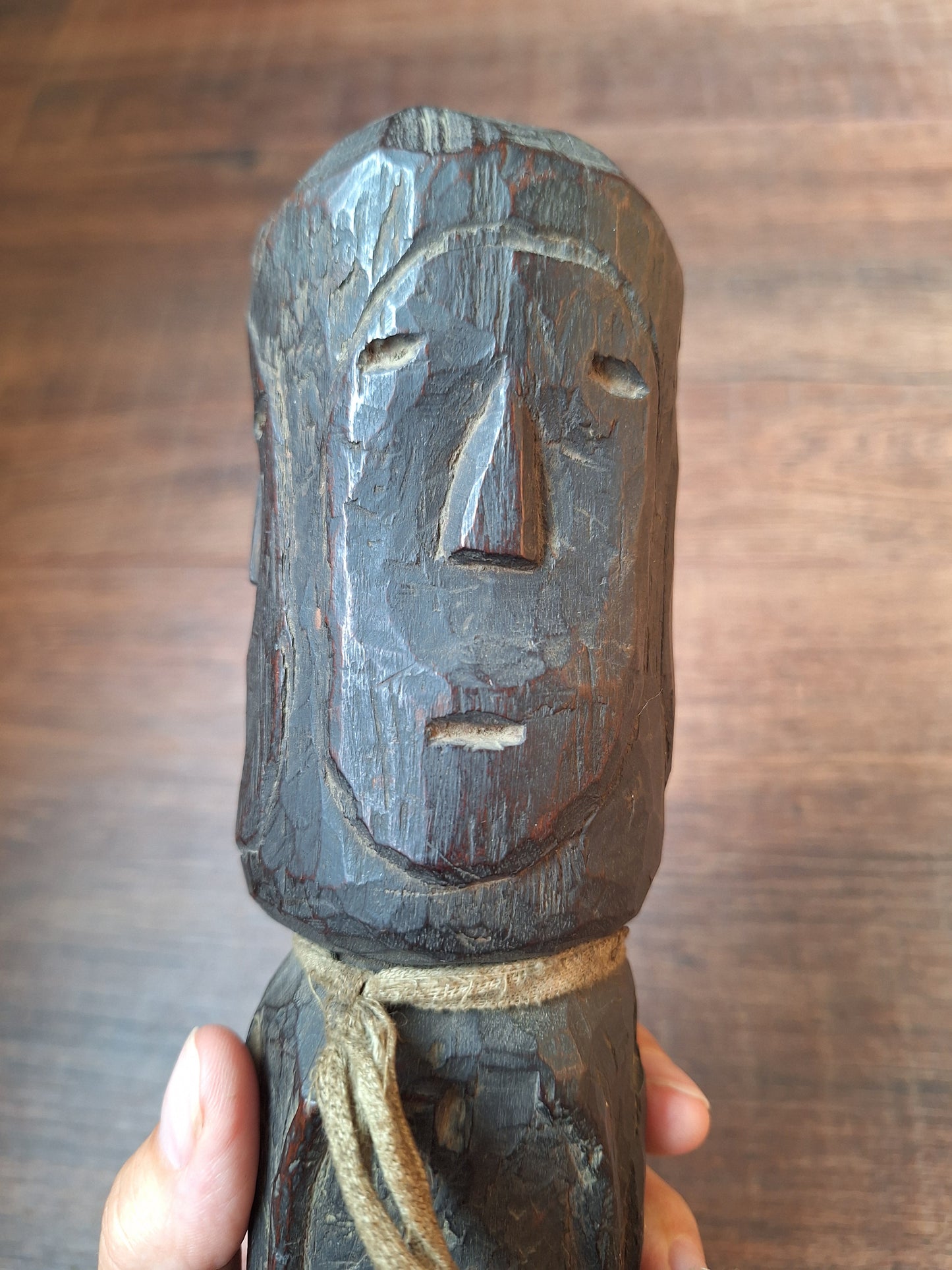Antique wooden phurba #57