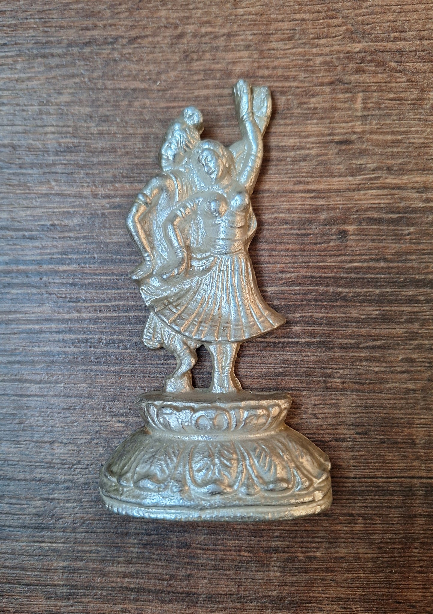 Alpaca metal Krishna and Radha figurine
