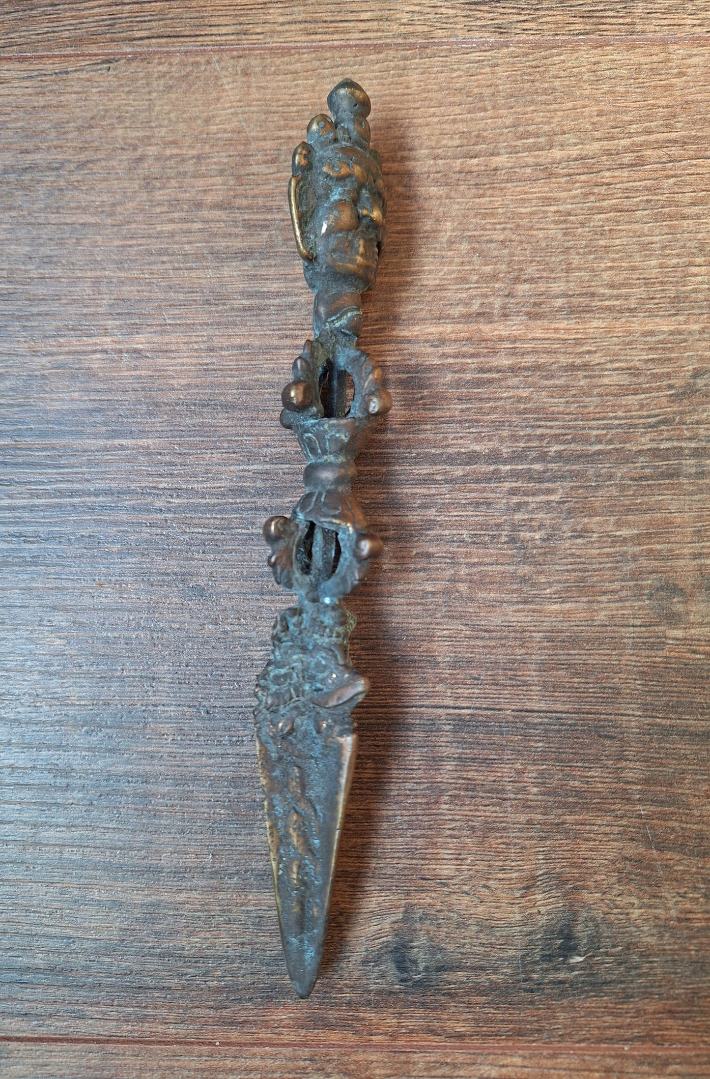 Antique bronze phurba #10
