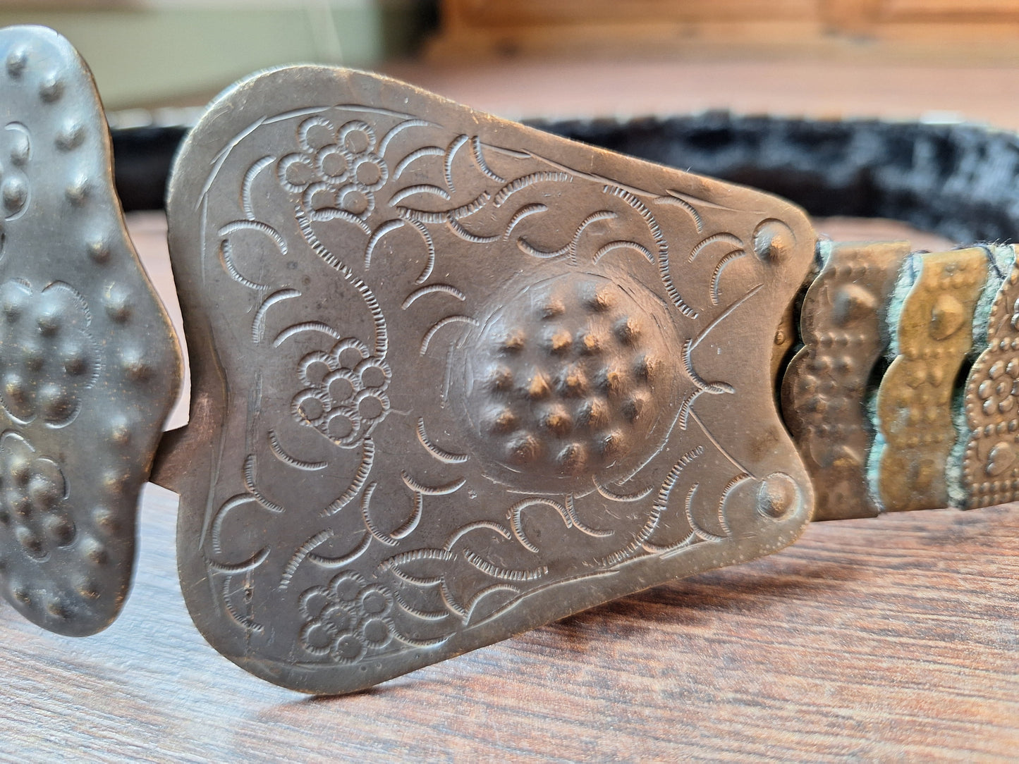 Vintage Ottoman brass belt