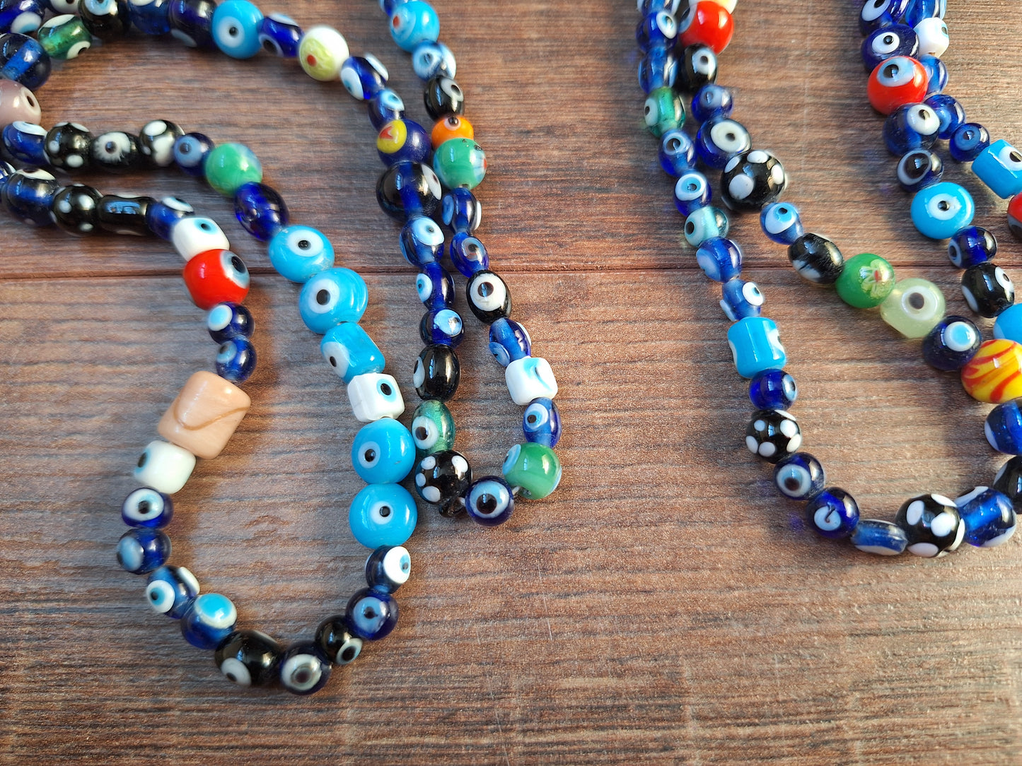 Nepalese glass beads mix strand