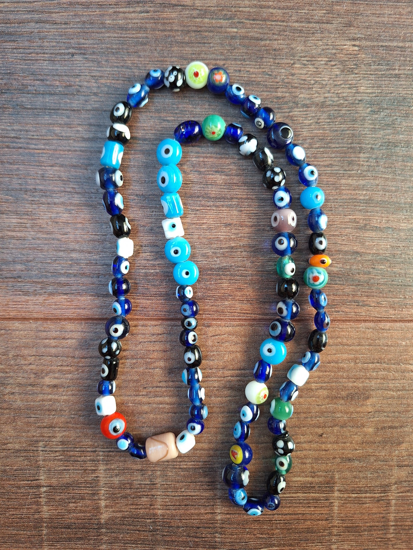 Nepalese glass beads mix strand