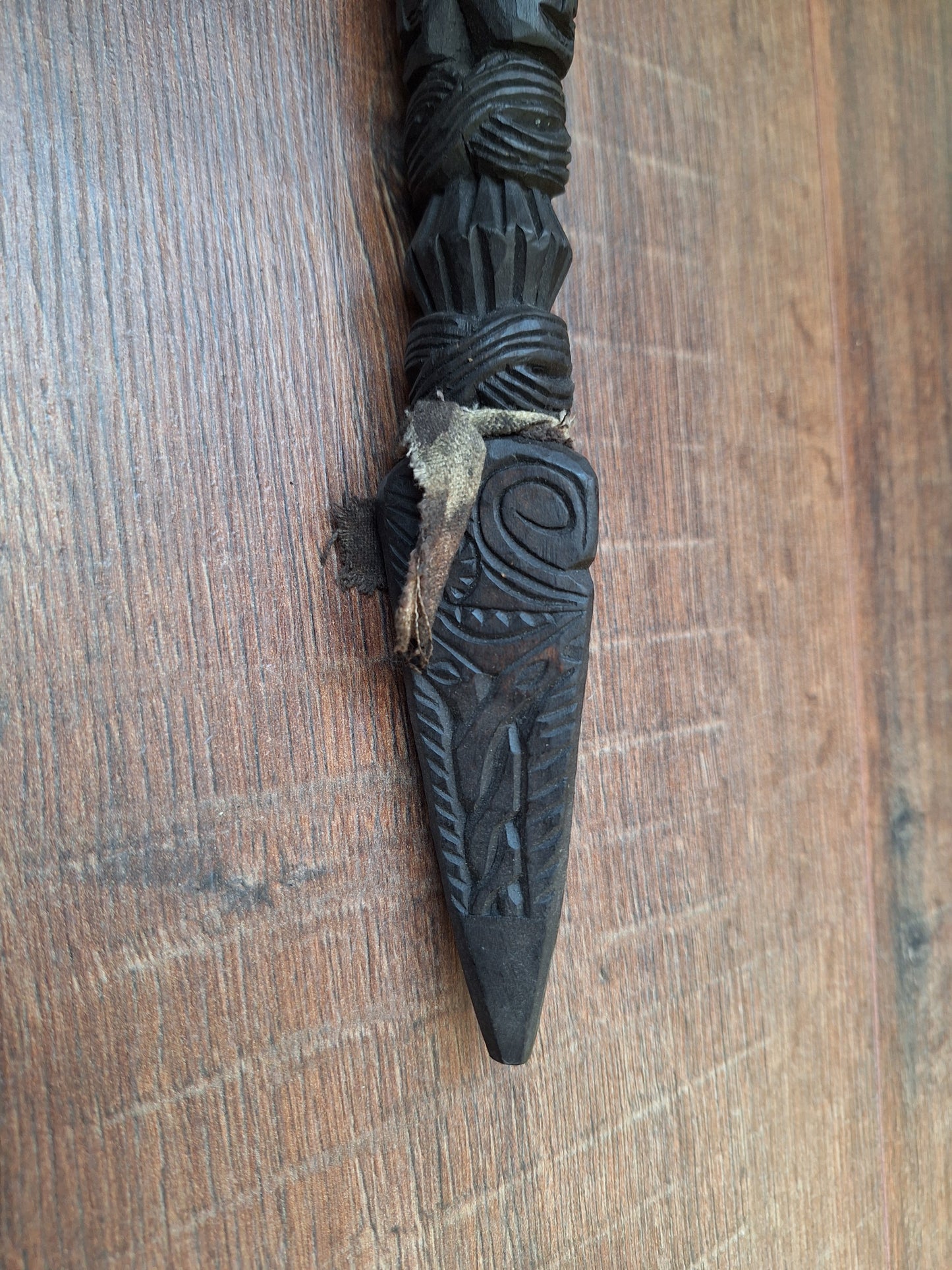 Antique wooden phurba #45