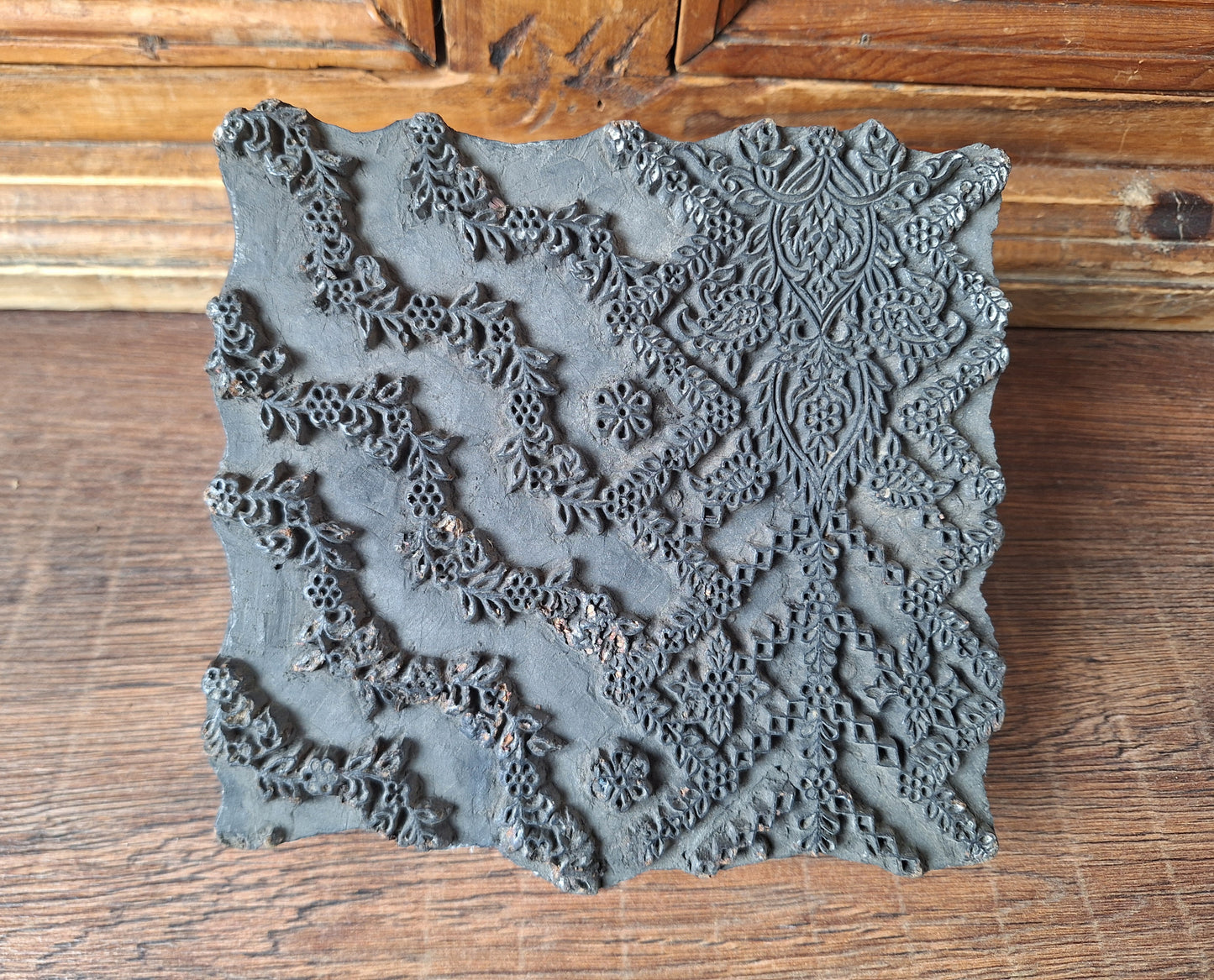 Old wooden Indian blockprint stamps