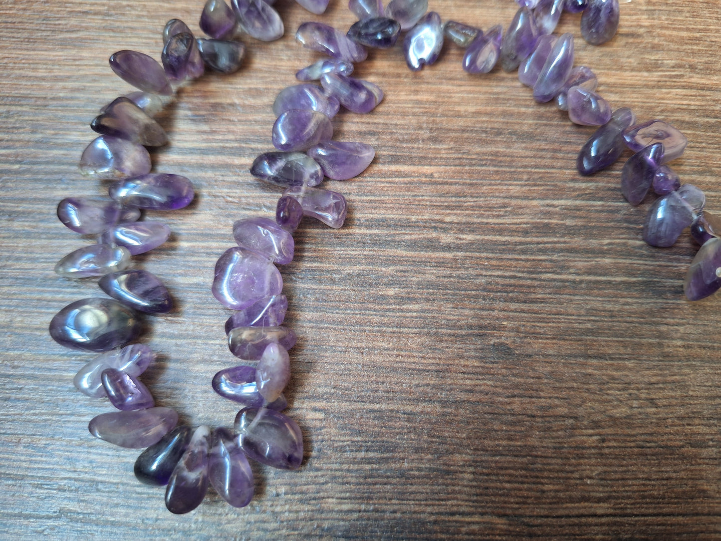 Vintage amethyst bead strand