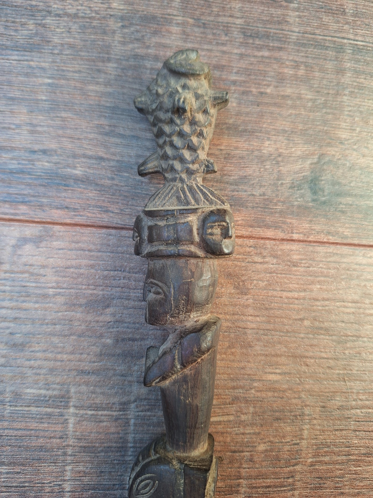 Antique wooden phurba #55