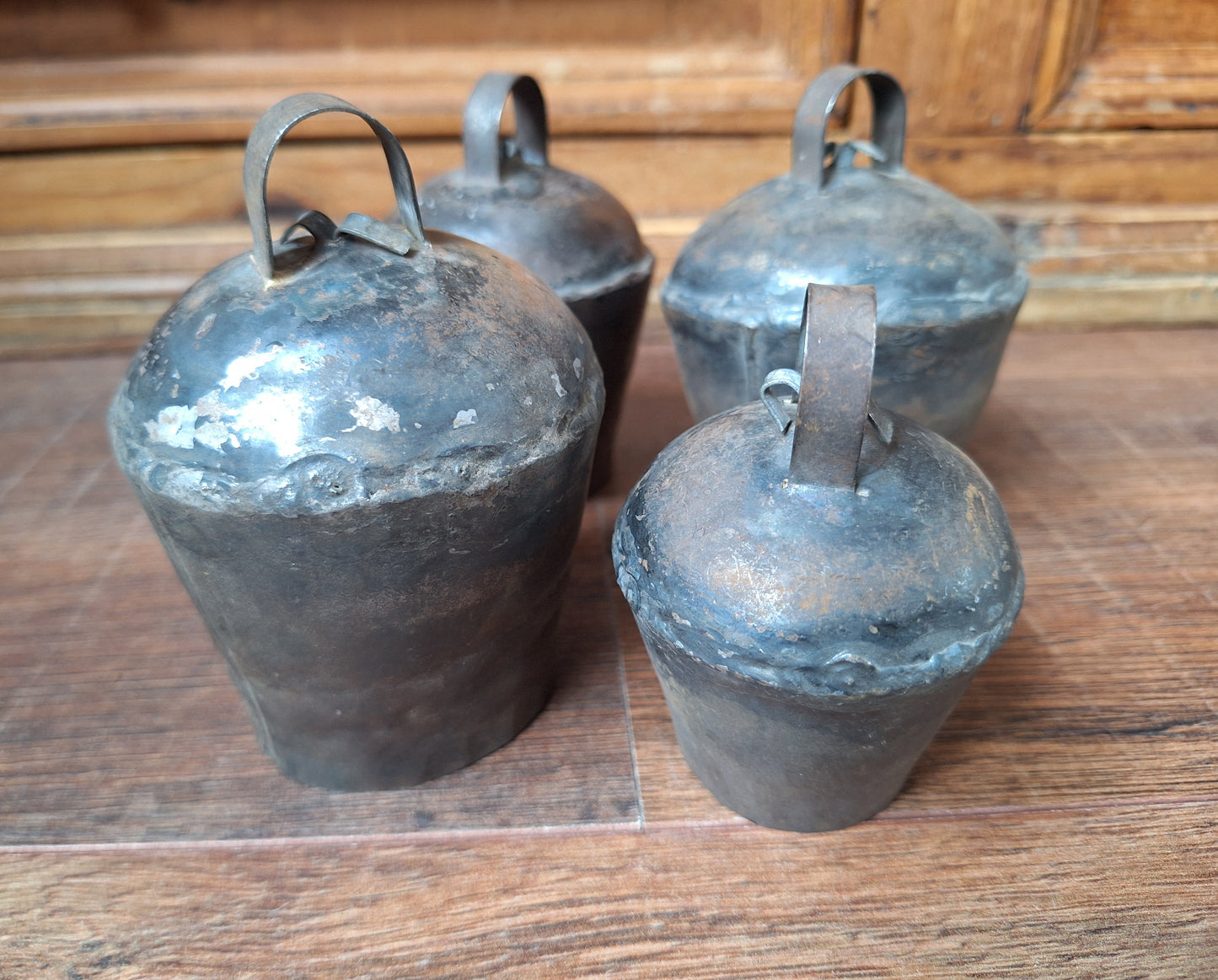 Vintage Nepalese iron yak bells