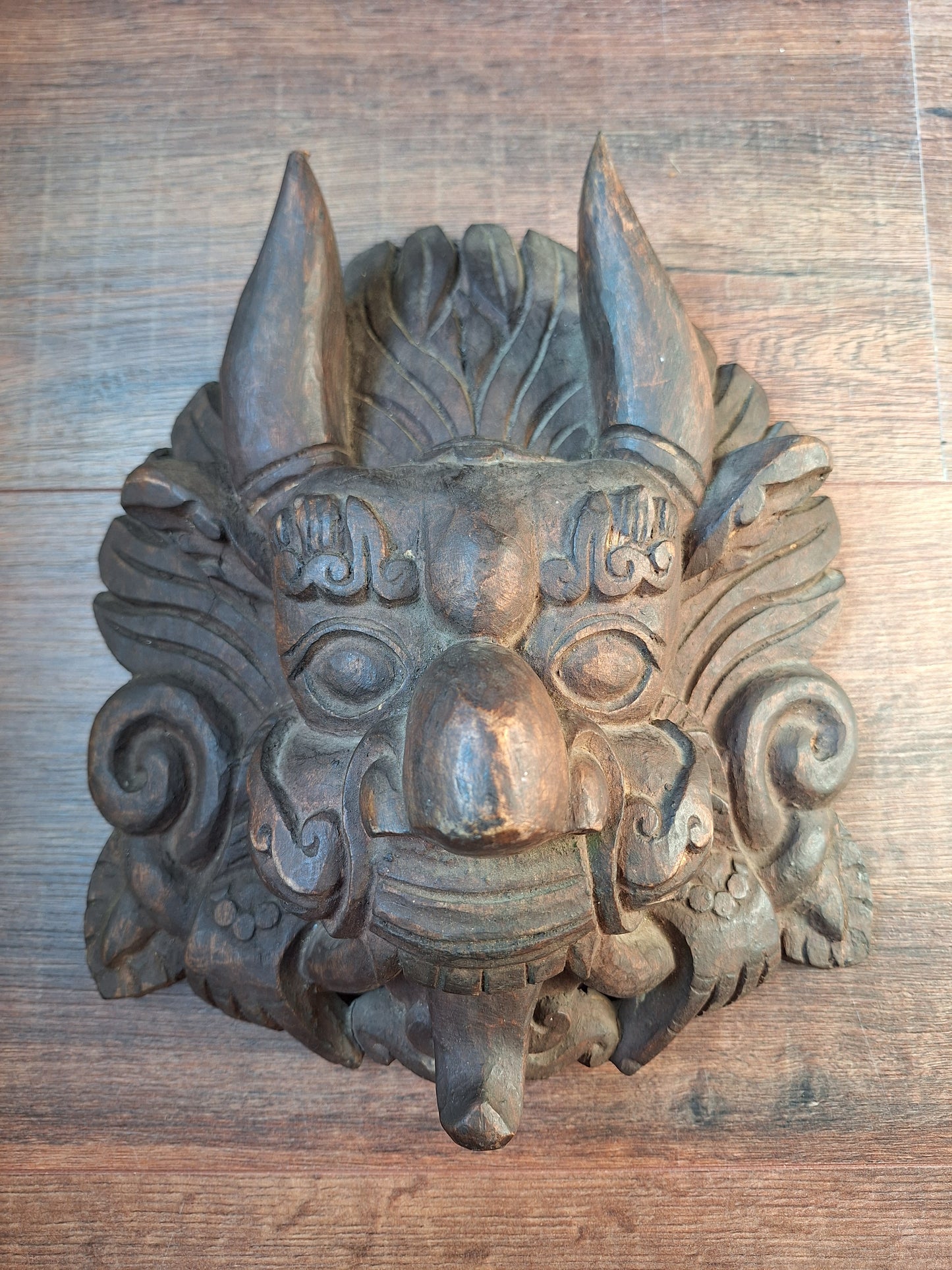 Vintage wooden Cheppu mask #1
