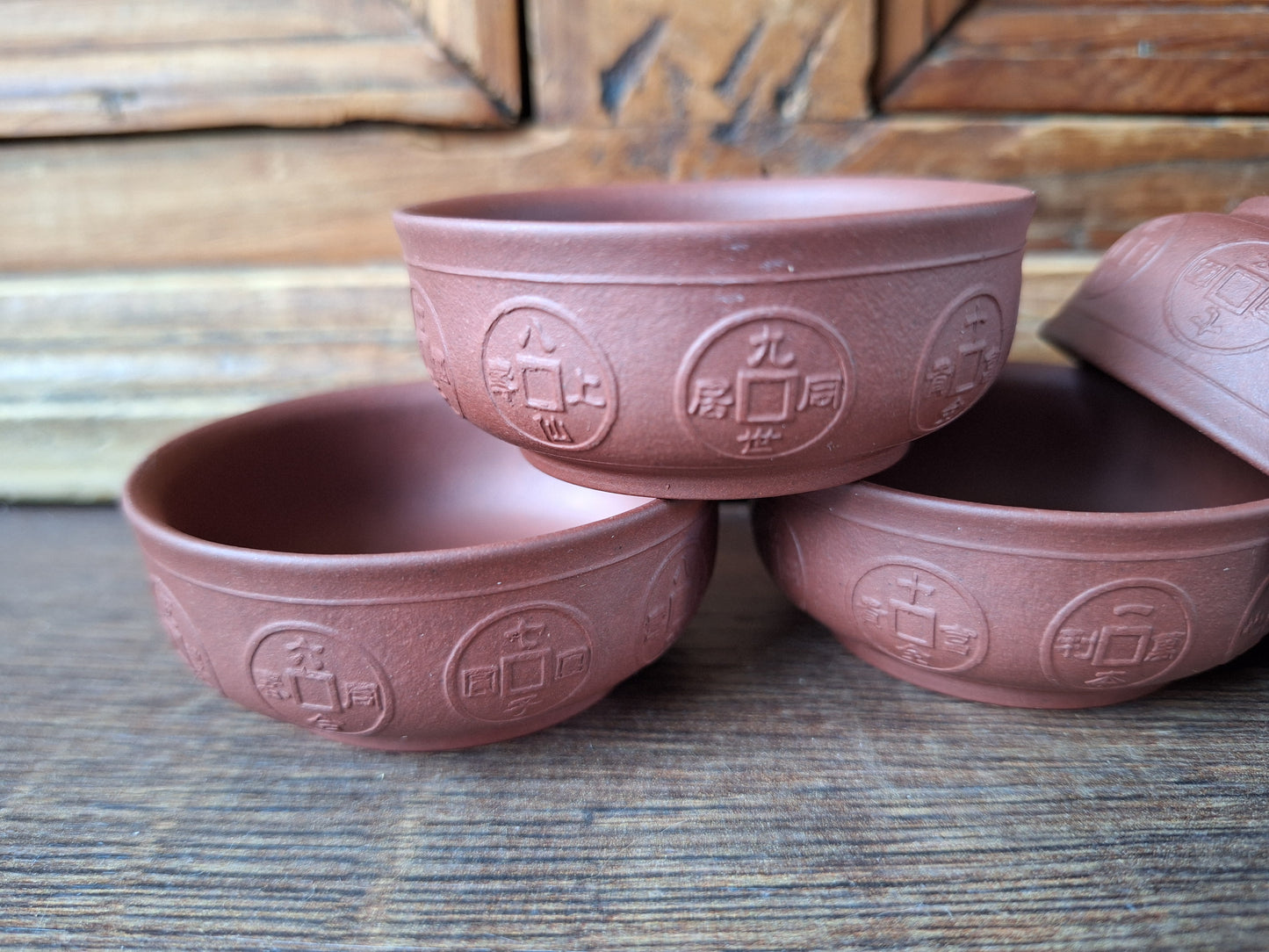 Yixing clay tea cup or offering bowl