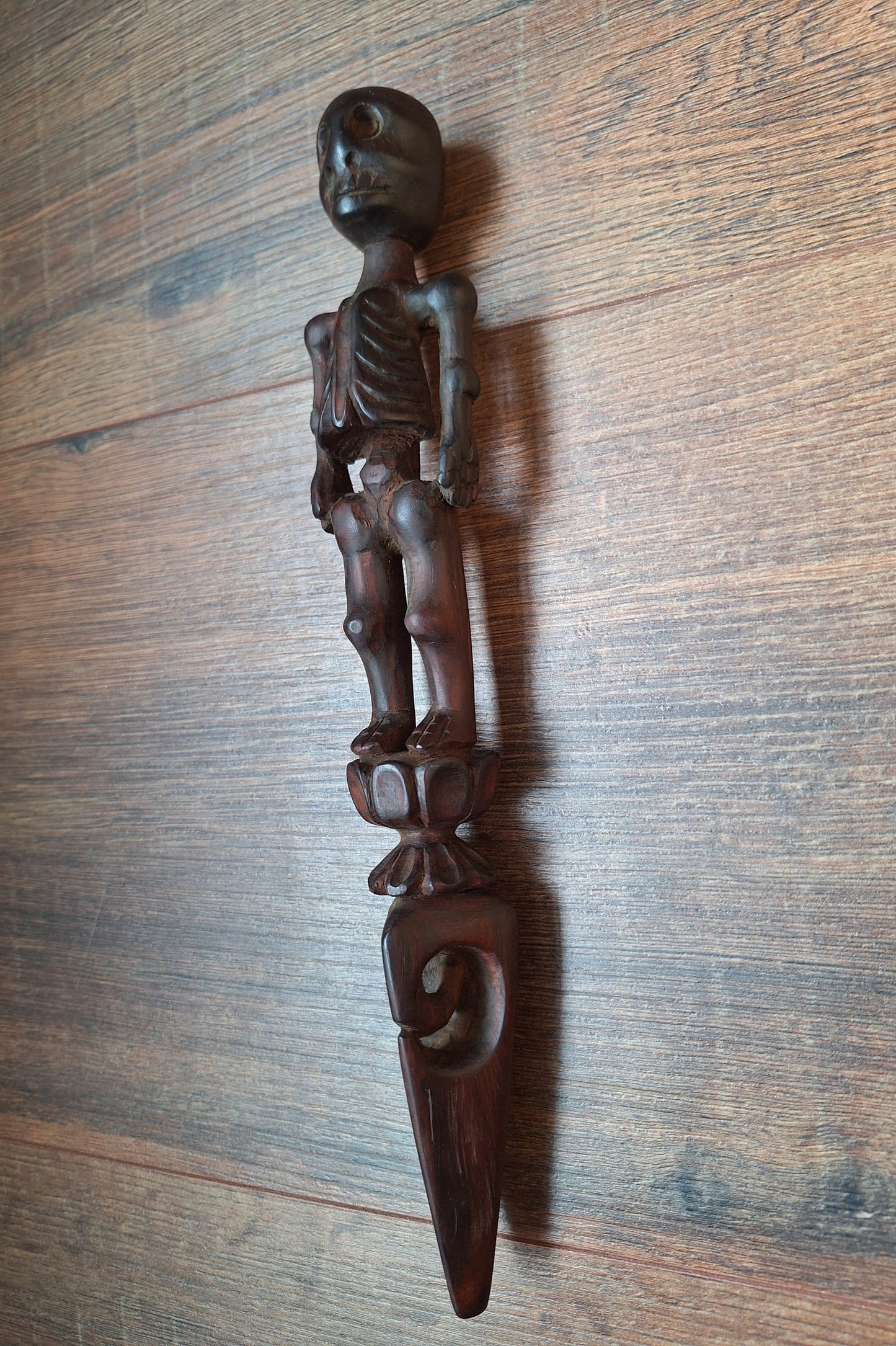 Wooden phurba Citipati