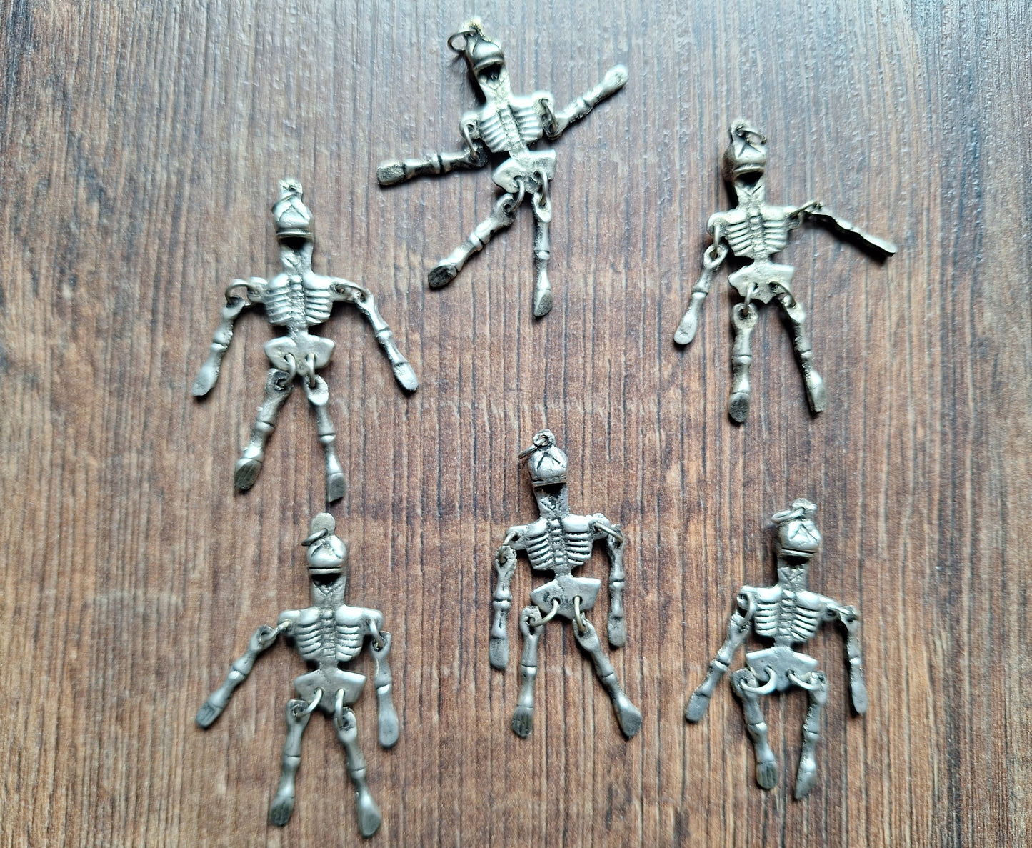 White metal pendant Skeleton