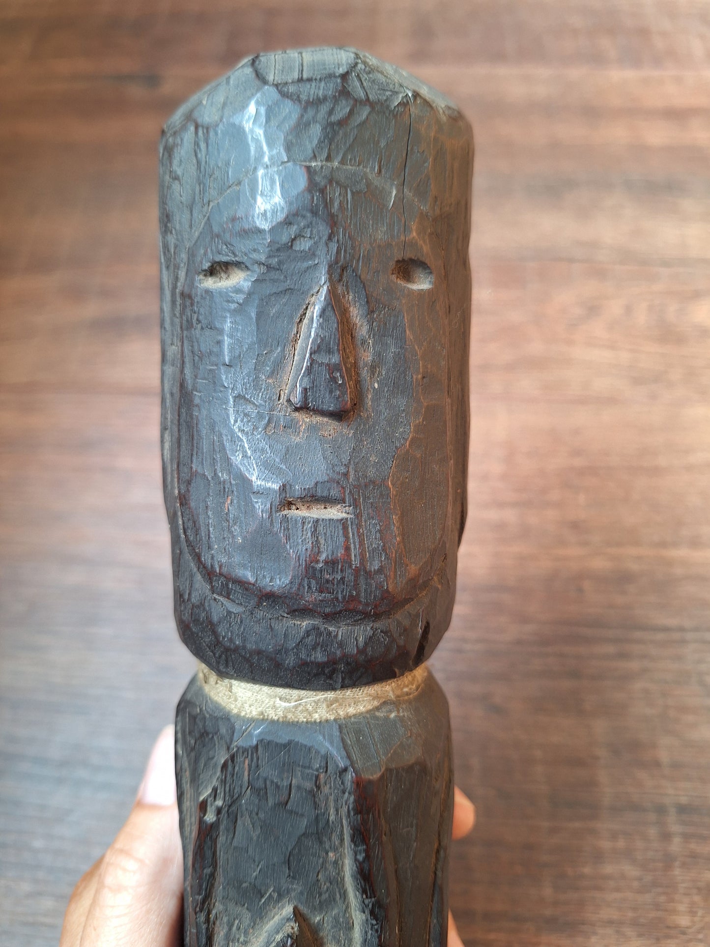 Antique wooden phurba #57