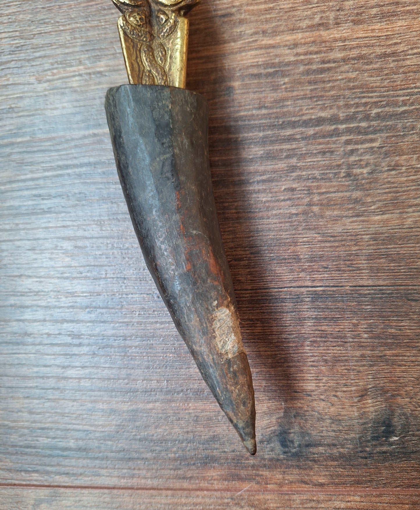 Vintage brass Garuda phurba #4