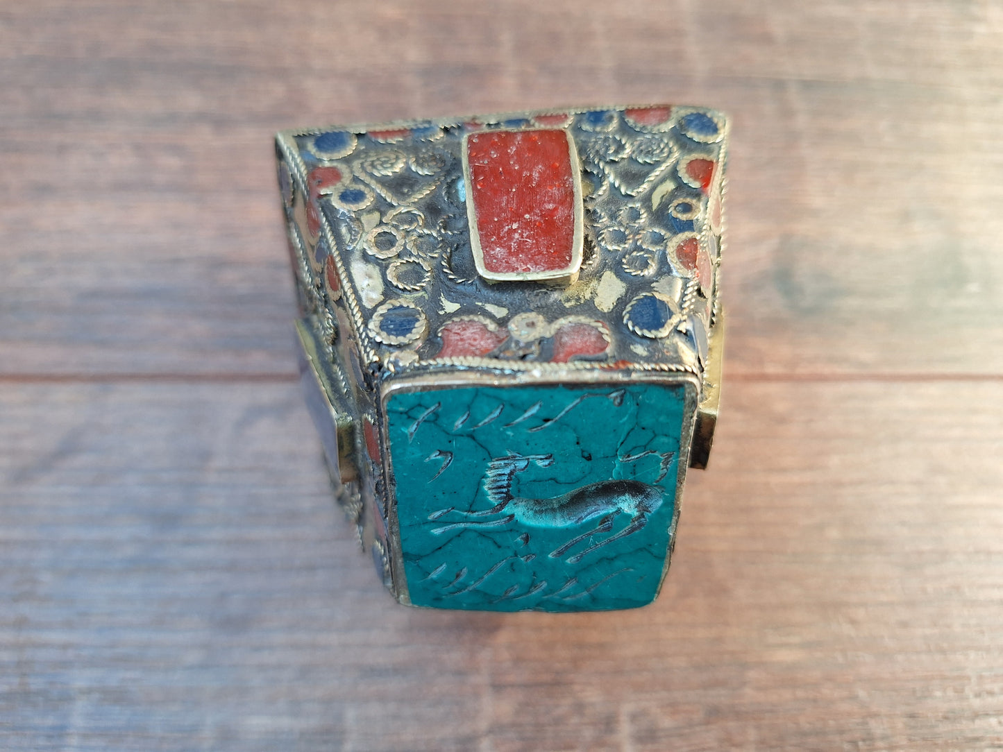Vintage Kuchi tribal intaglio ring