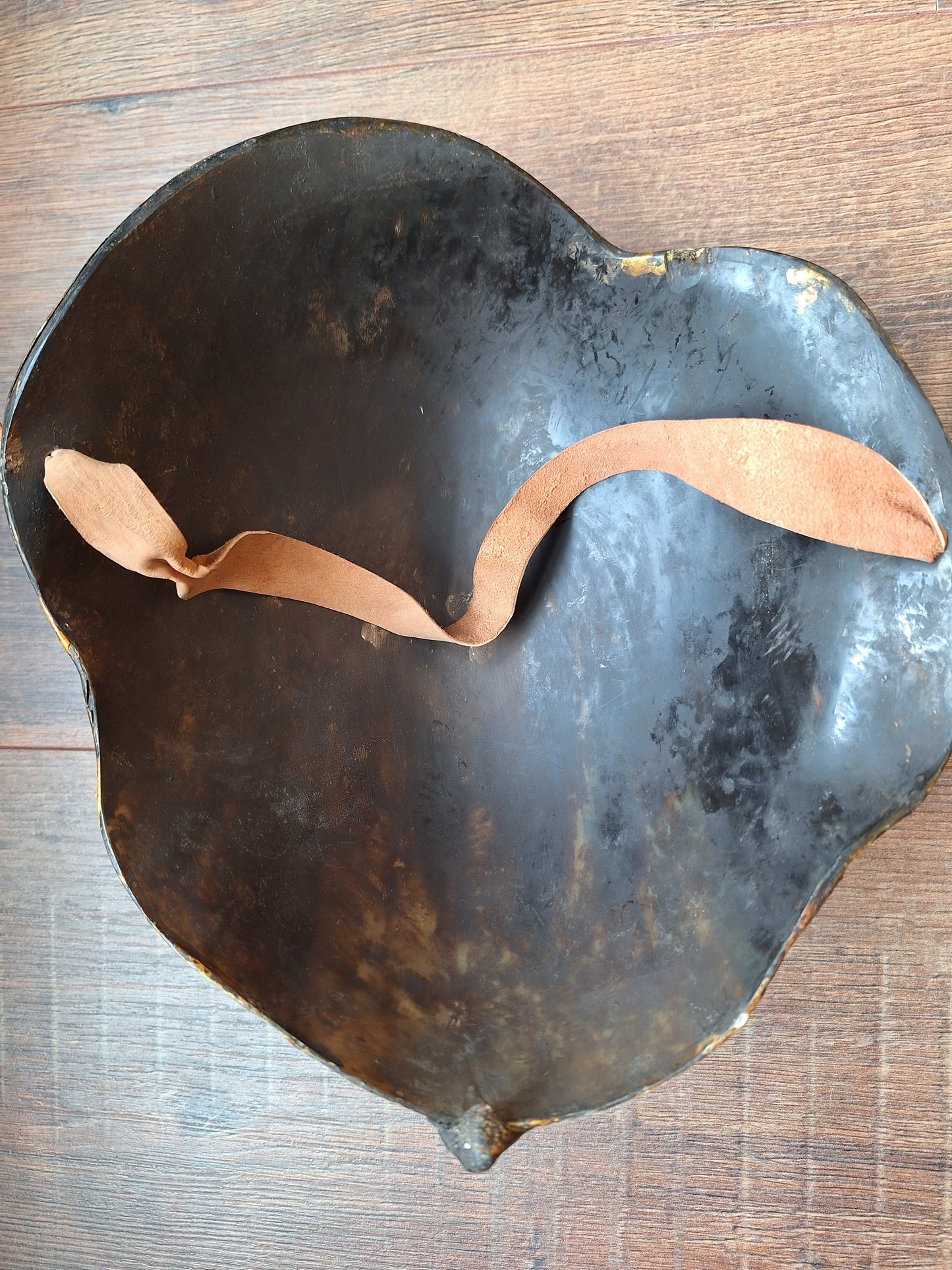 Vintage Nepalese wrathful spirit mask from horn