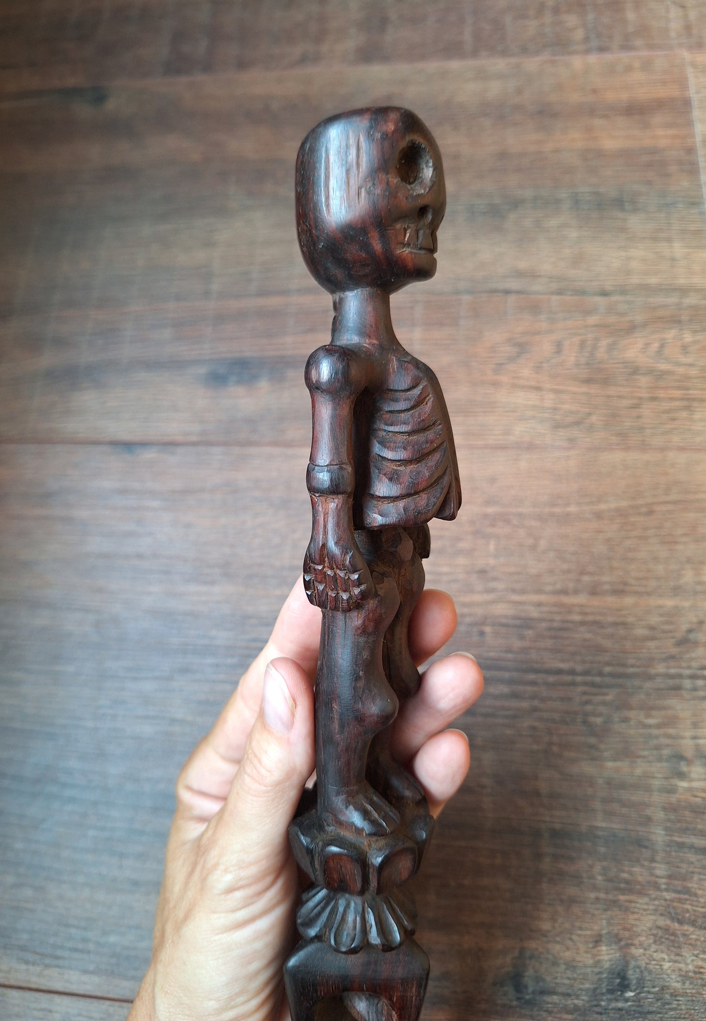 Wooden phurba Citipati