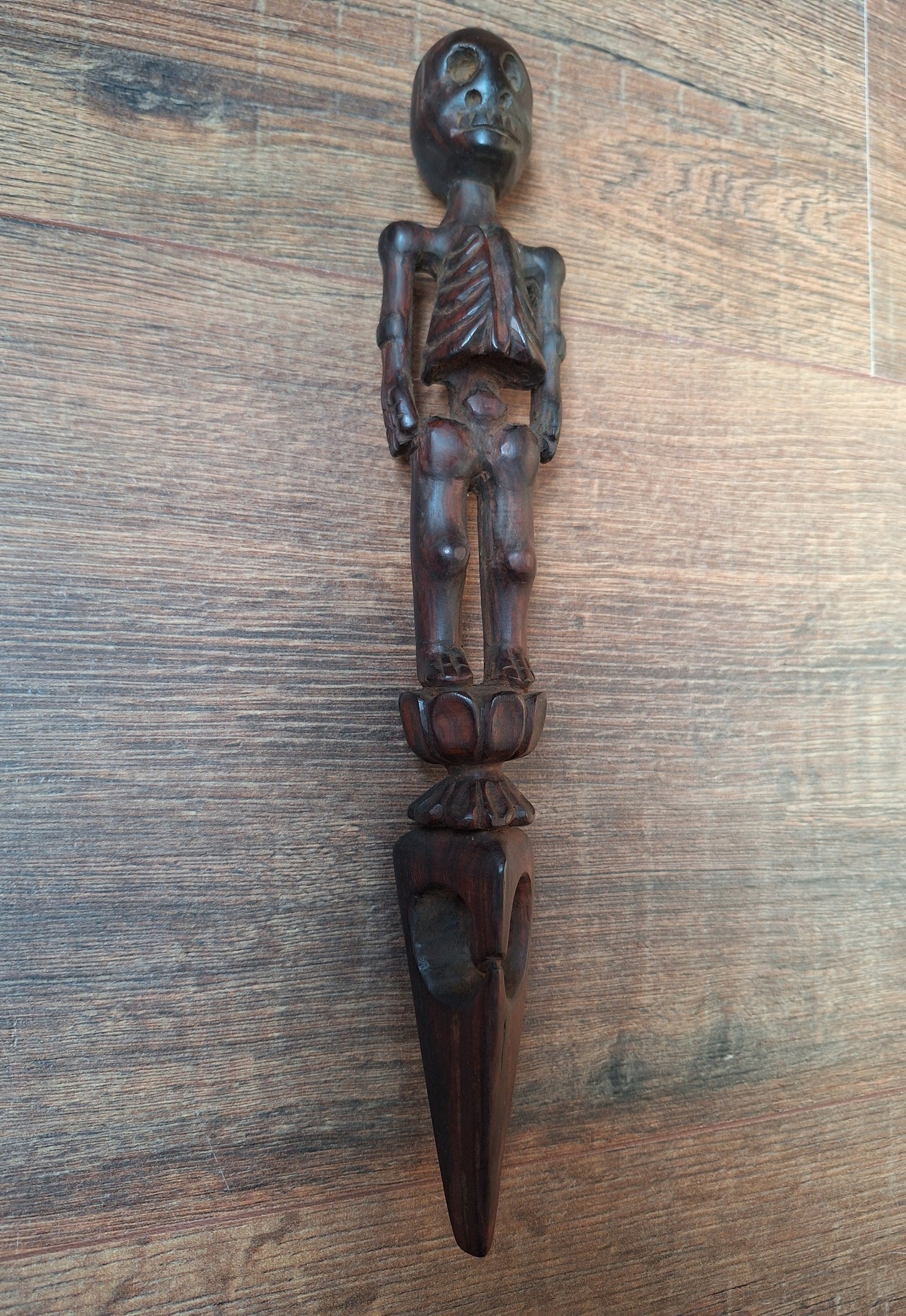 Wooden phurba Citipati