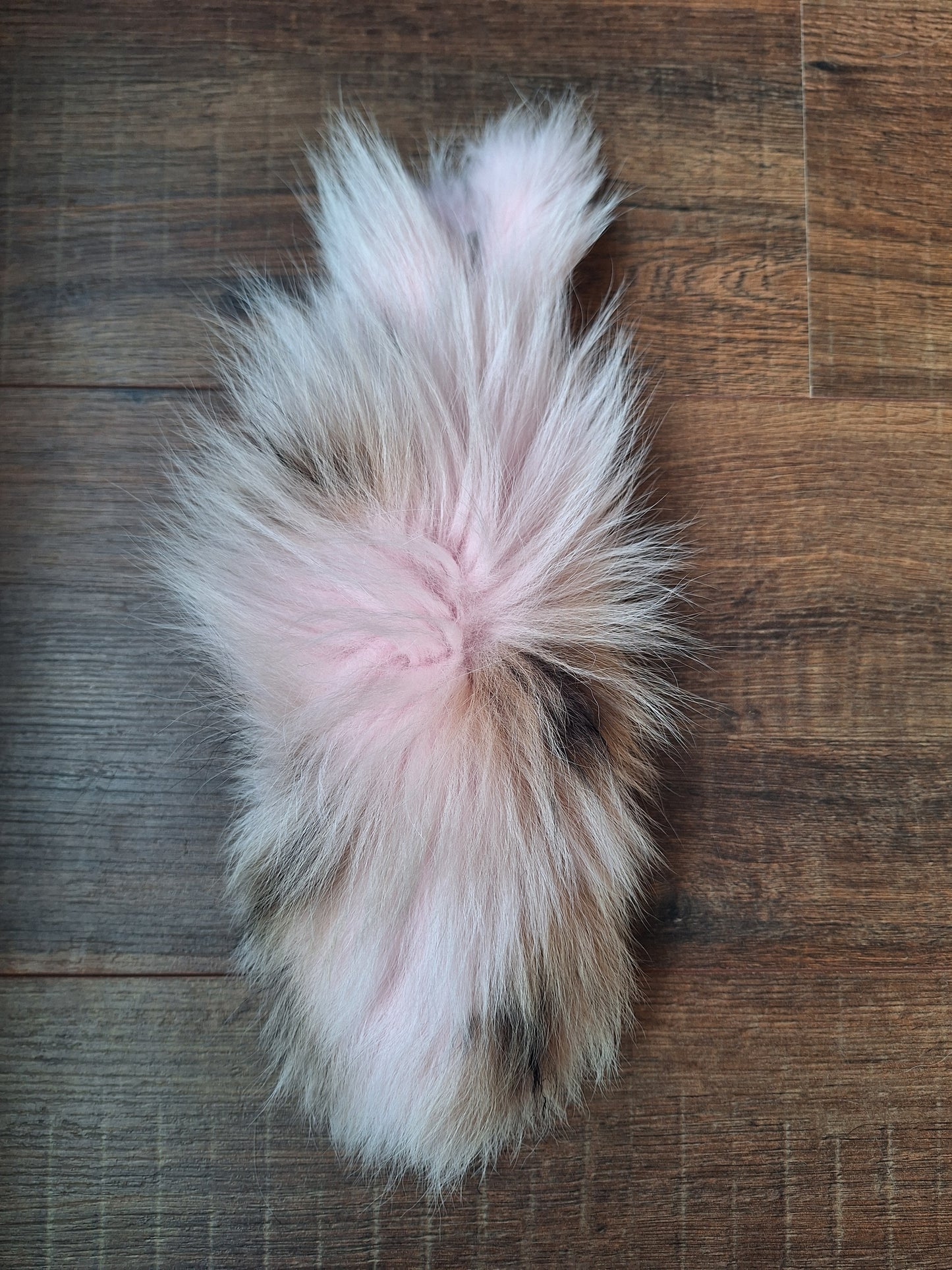 Painted polar fox tail