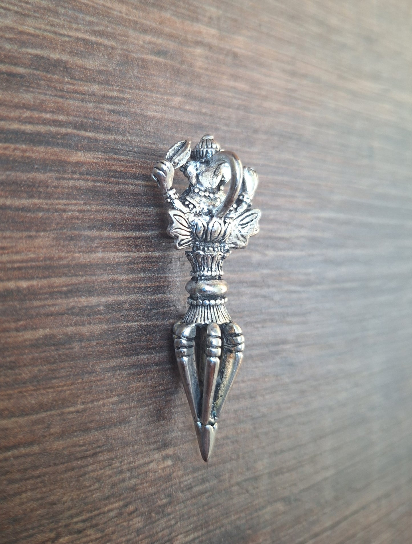 Alpaca metal pendant Ganesha