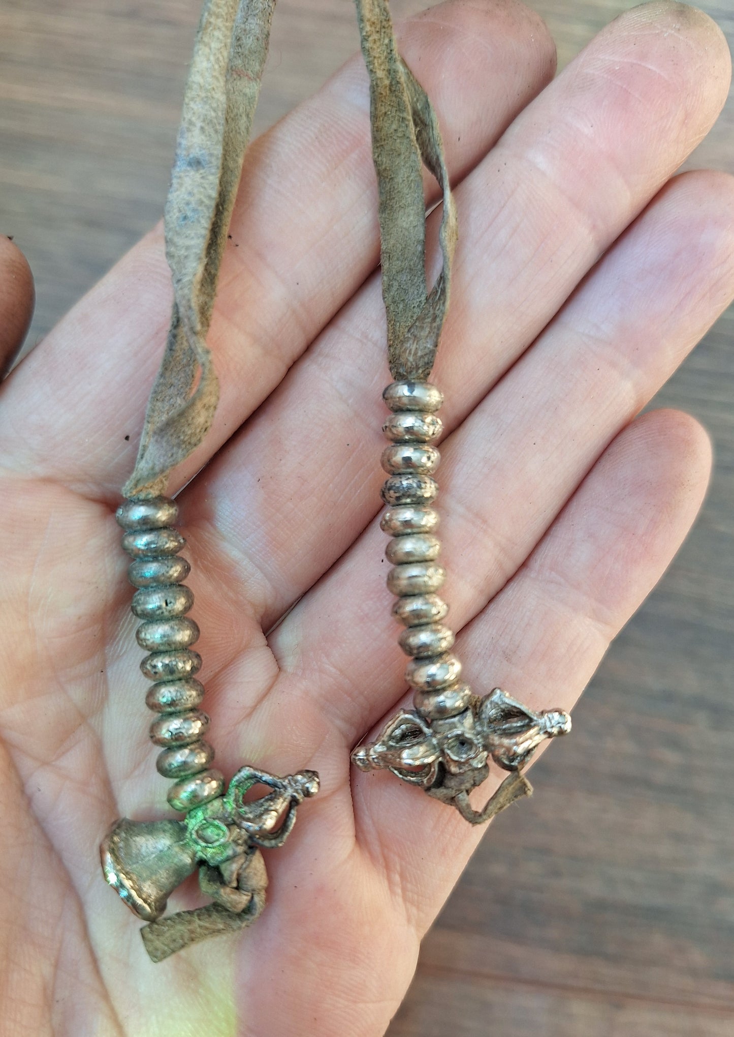 Vintage Tibetan mala counters