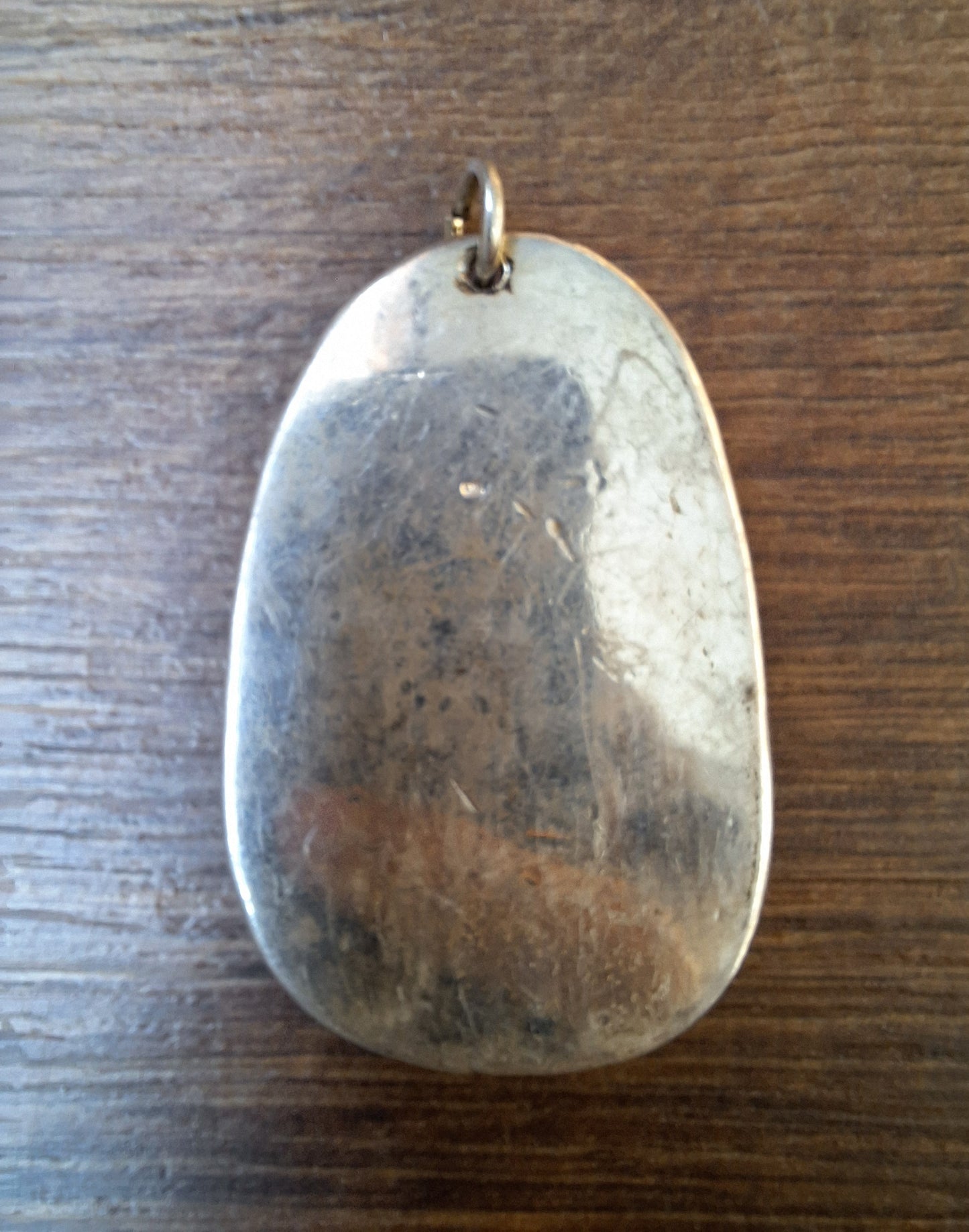 Vintage silver Guanyin pendant