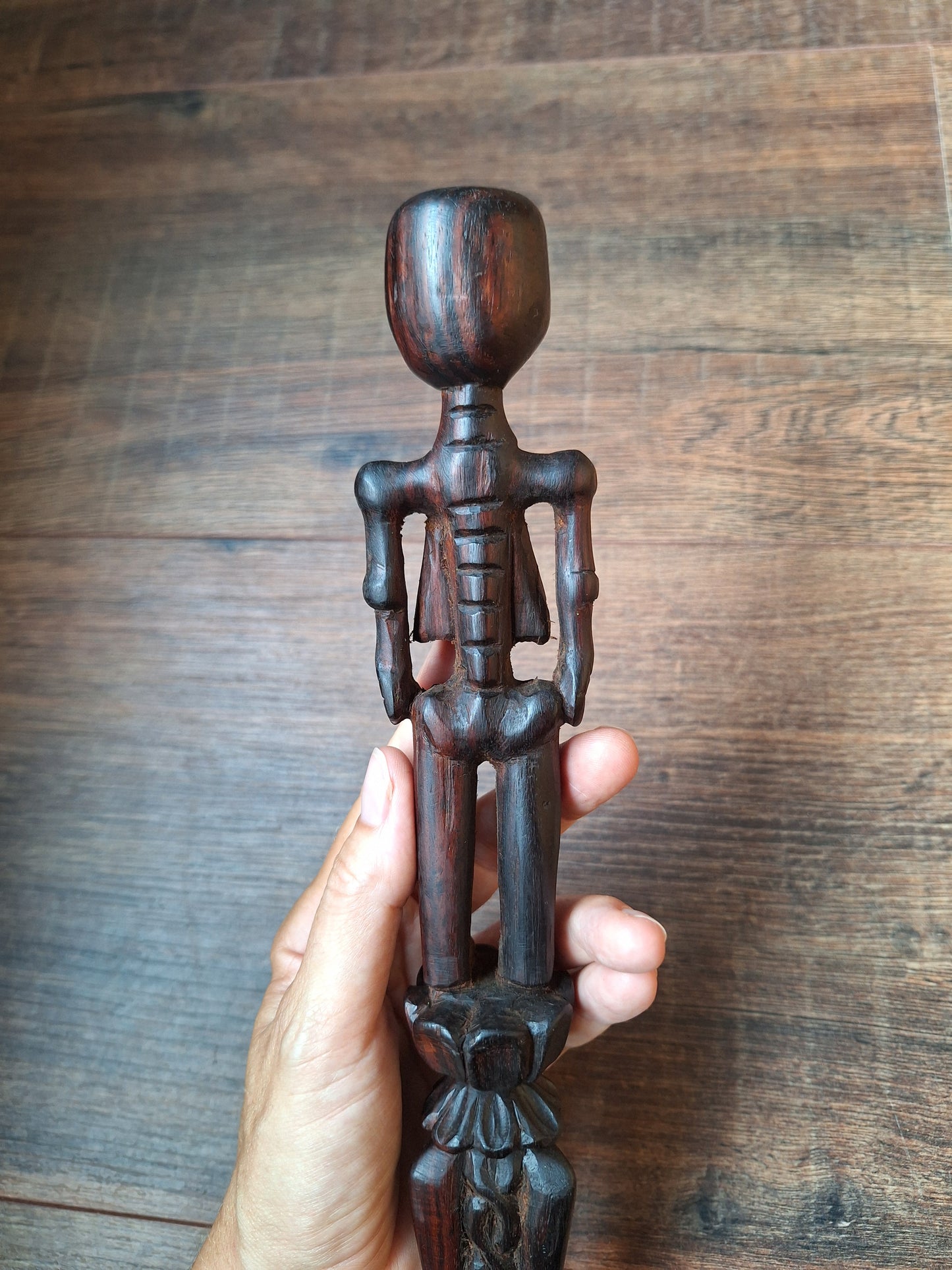 Wooden phurba Citipati