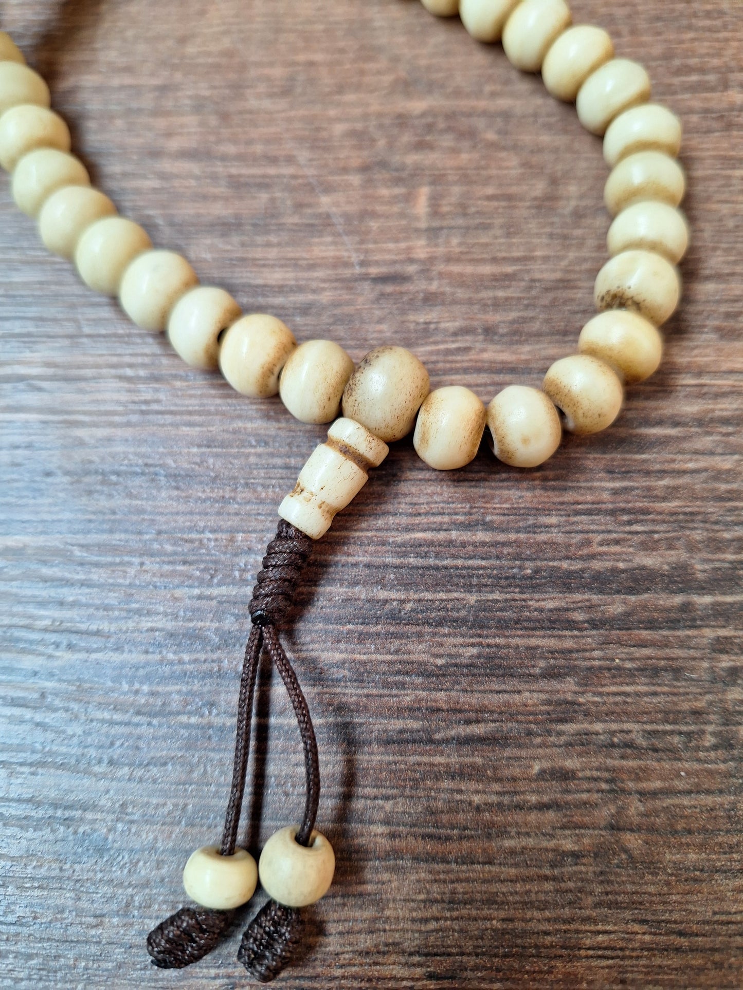 Vintage Nepalese yak bone mala
