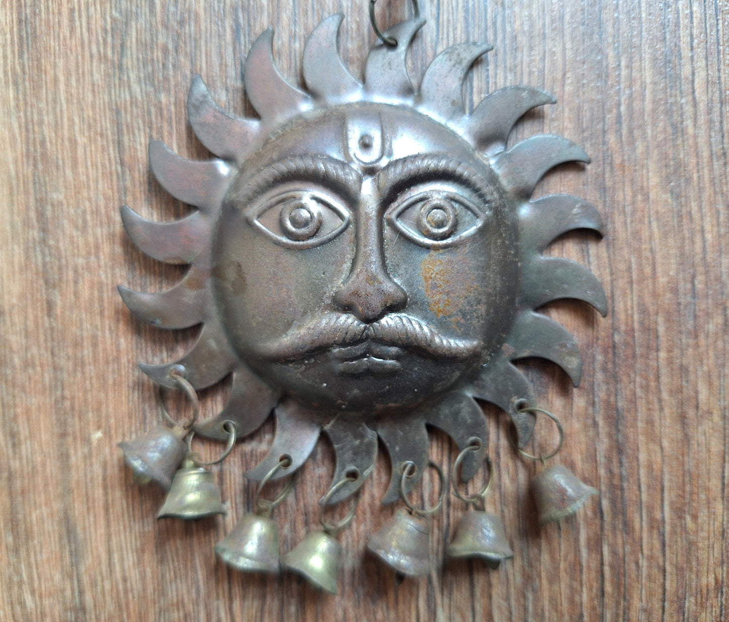 Vintage red copper pendant Surya #3