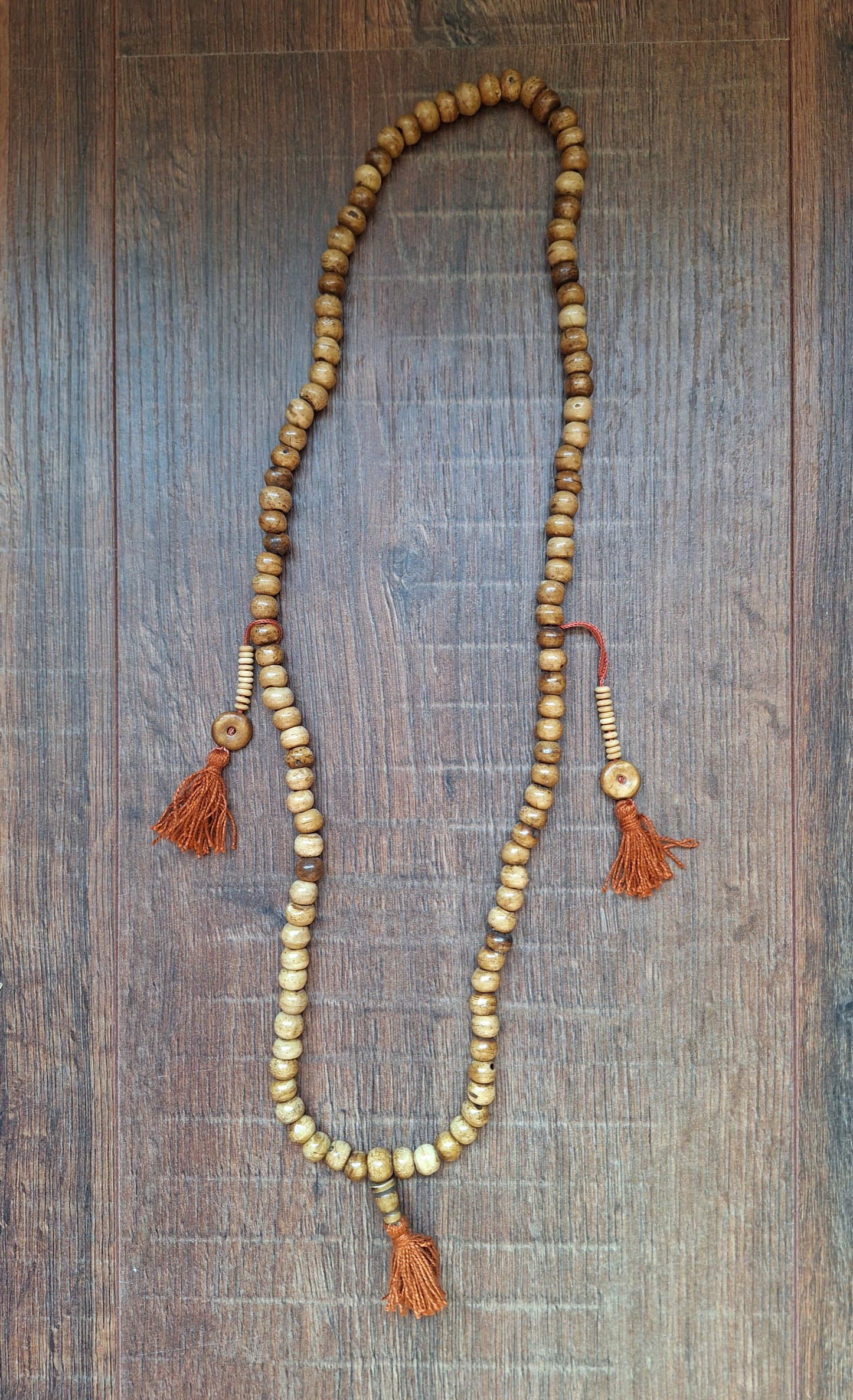 Vintage Tibetan yak bone mala #2