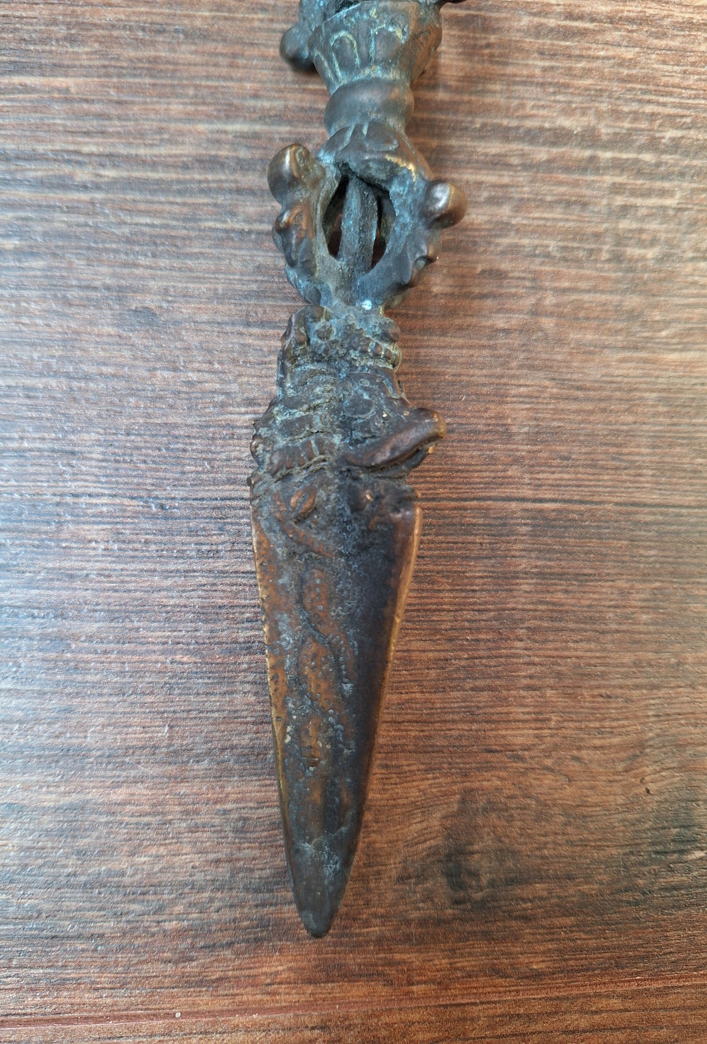 Antique bronze phurba #10