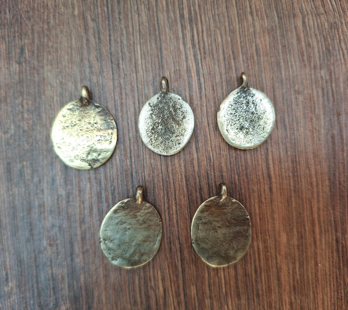 Vintage brass pendant Lotus