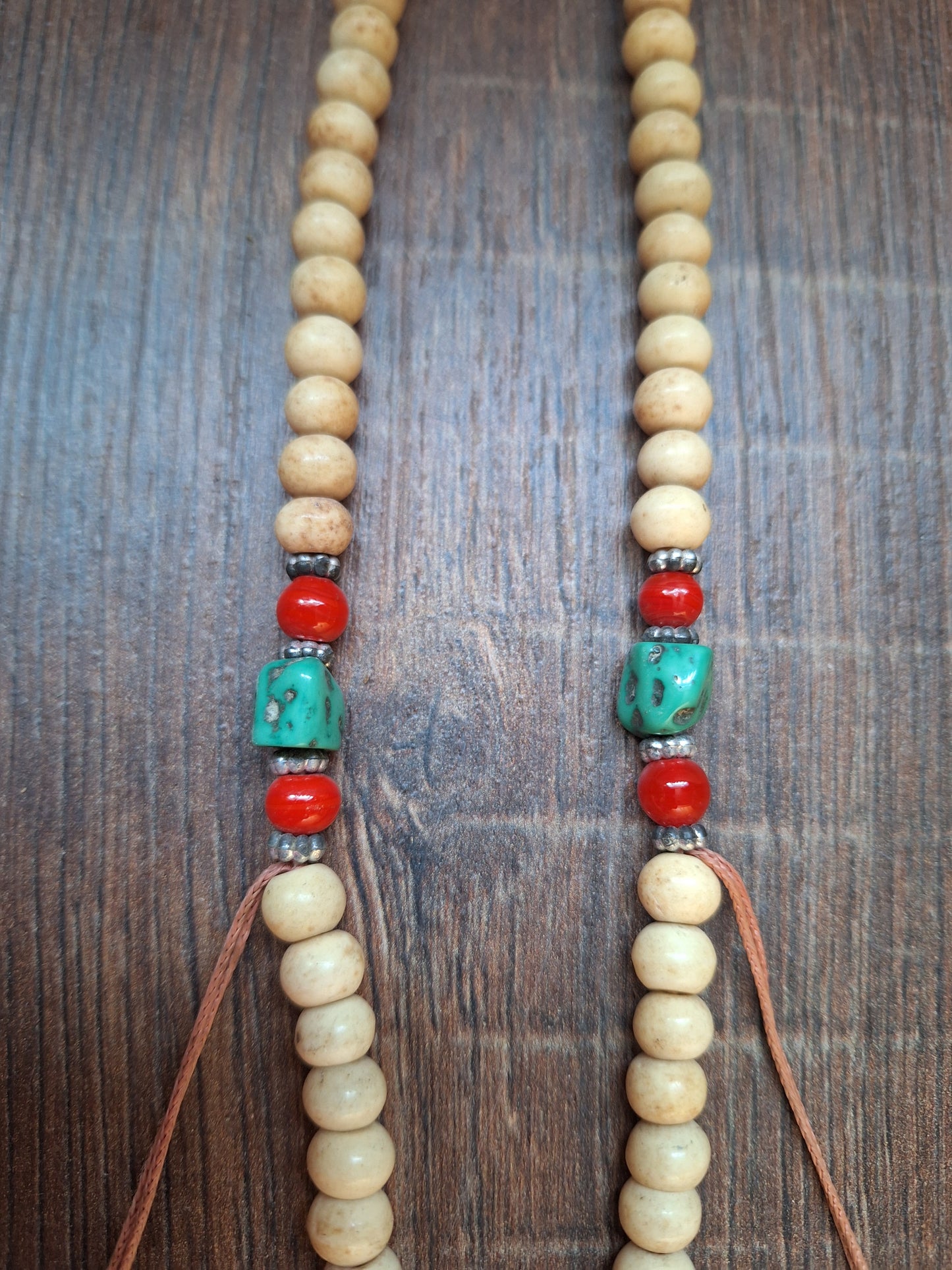 Vintage Tibetan yak bone mala