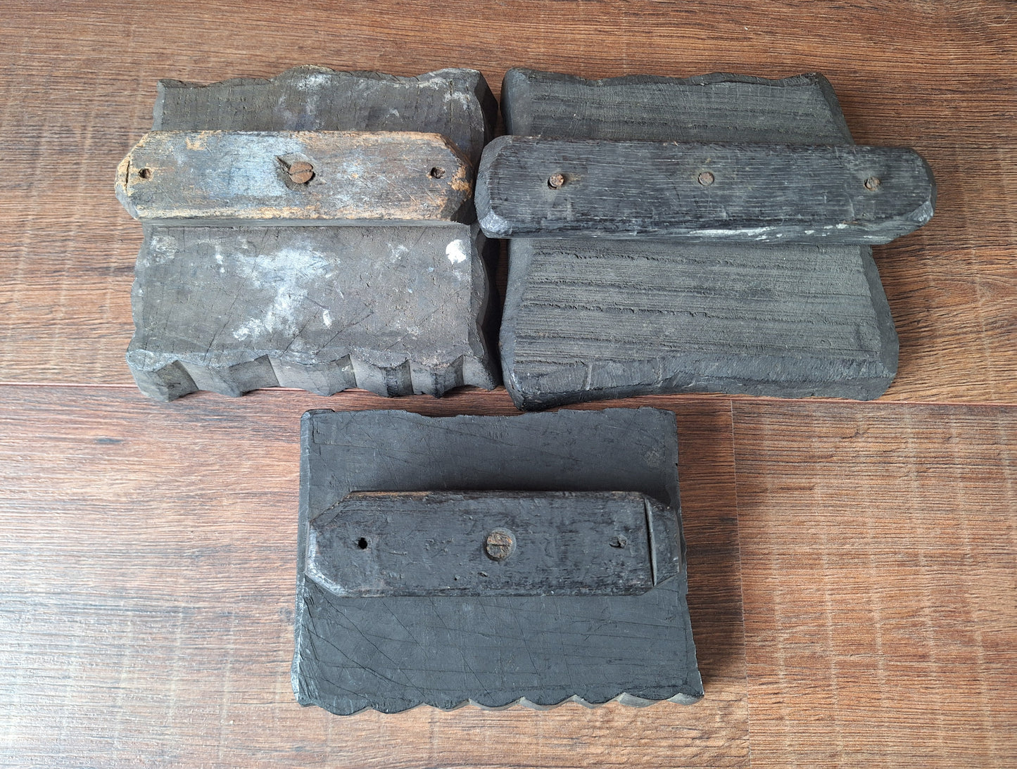 Old wooden Indian blockprint stamps