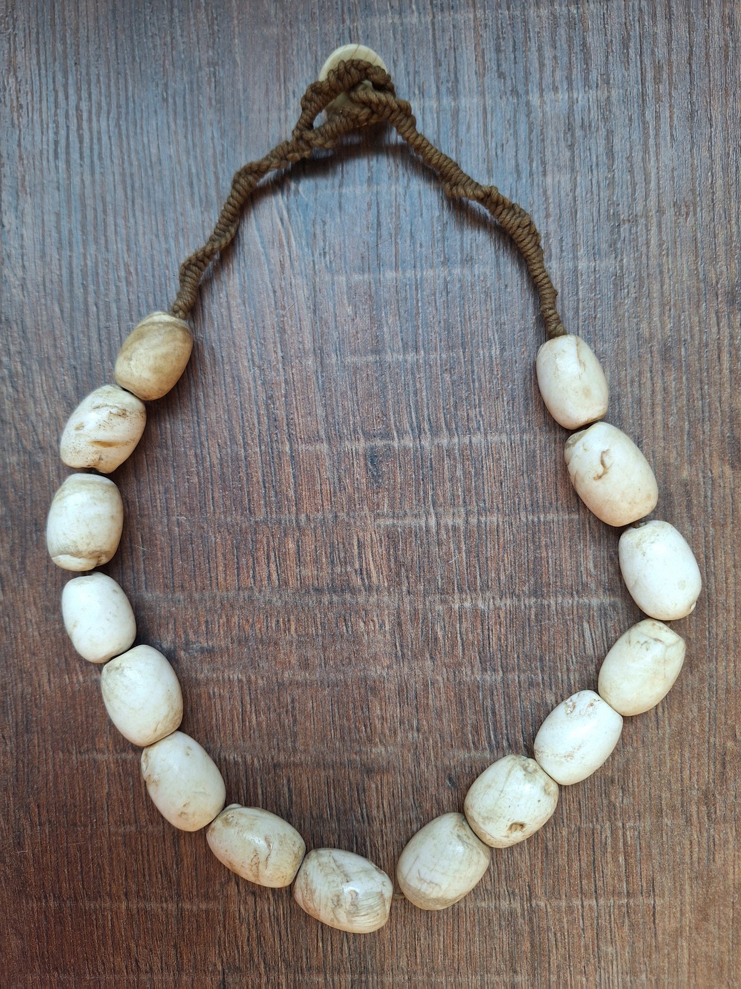 Old Nepalese conch shell necklace