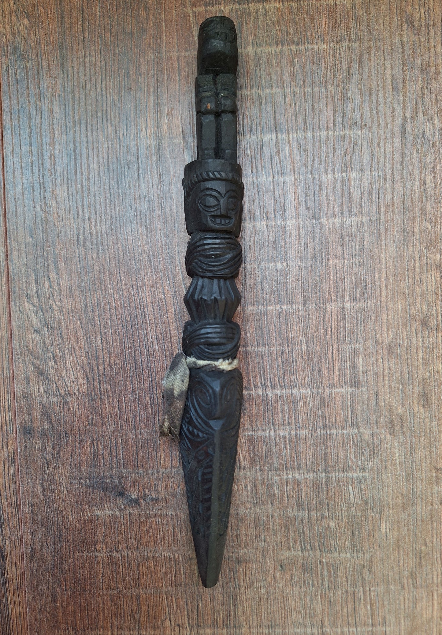 Antique wooden phurba #45