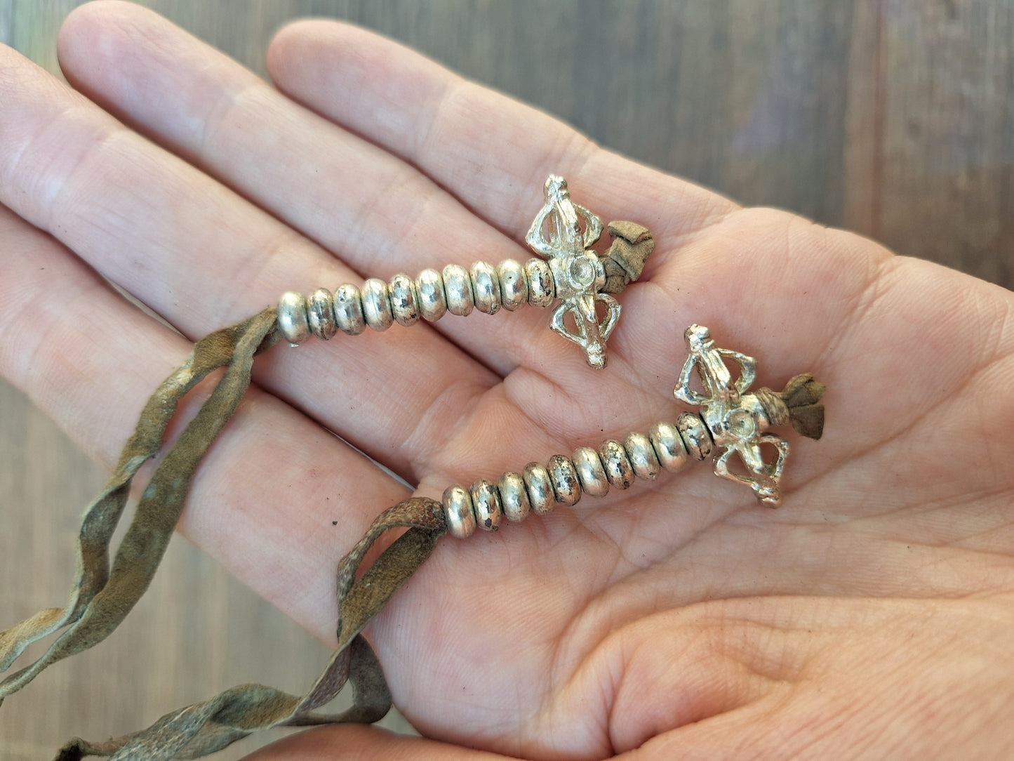 Vintage Tibetan mala counters