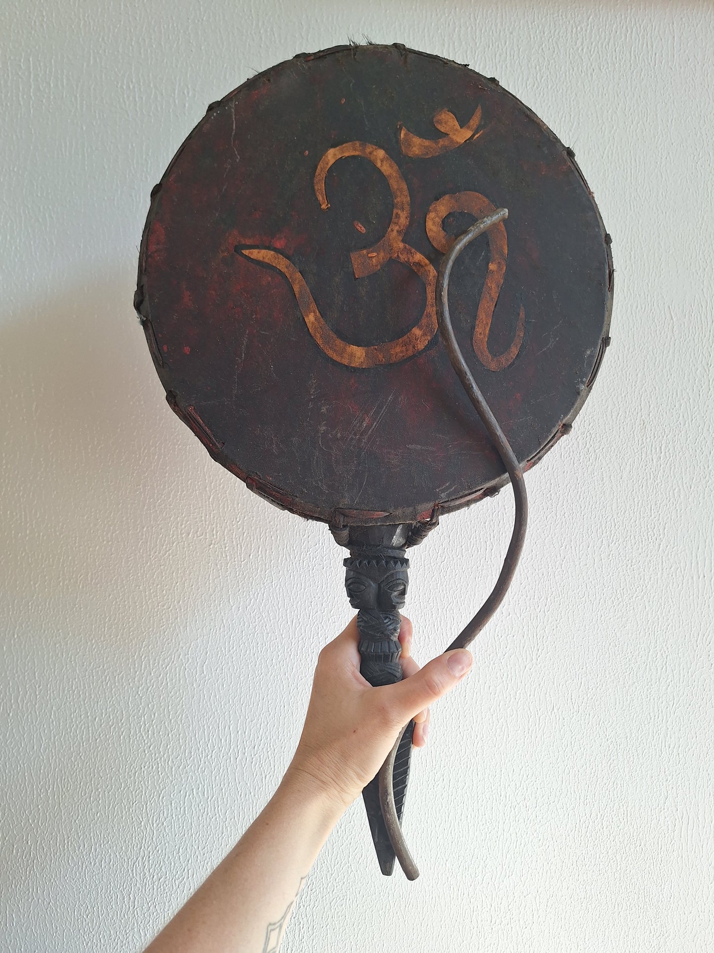 Old Nepalese dhyangro drum #10