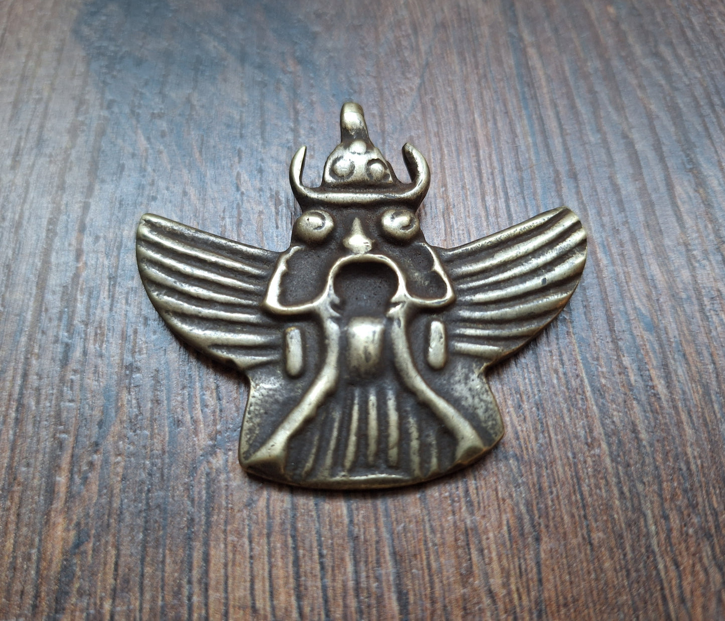 Old bronze Garuda pendant