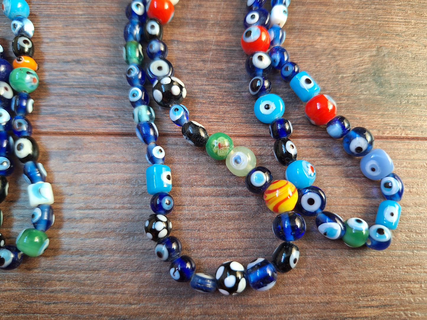 Nepalese glass beads mix strand