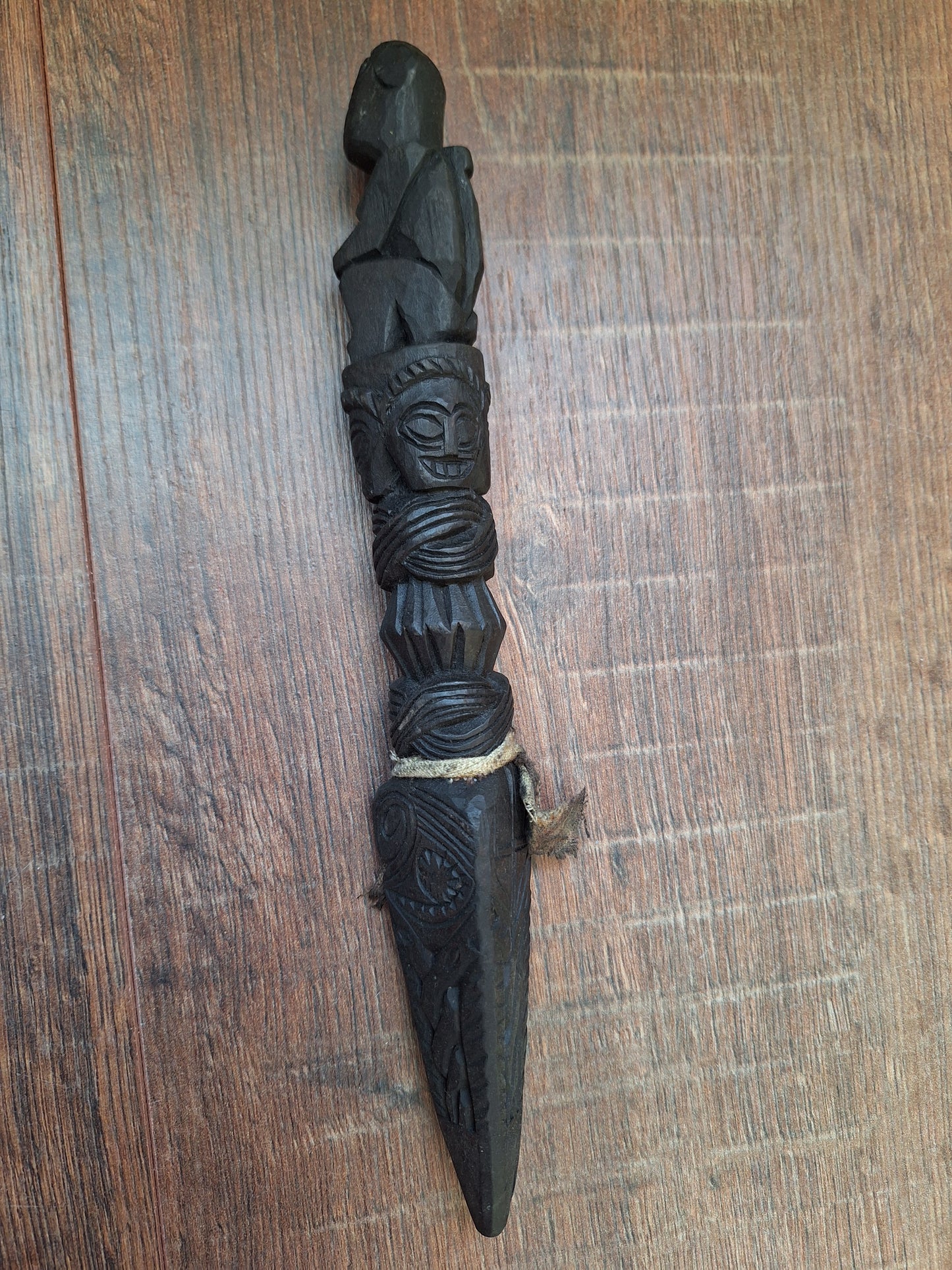 Antique wooden phurba #45