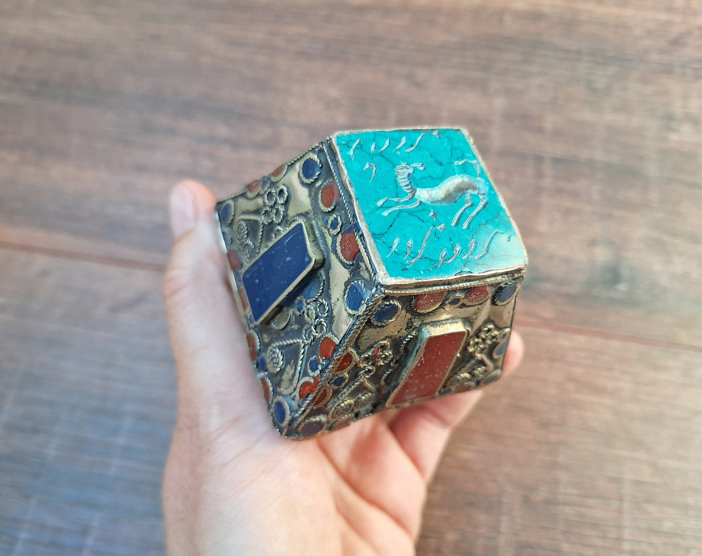 Vintage Kuchi tribal intaglio ring
