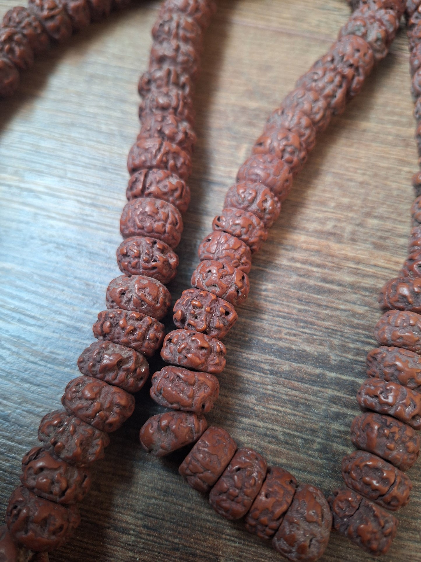 Vintage Nepalese rudraksha mala #21