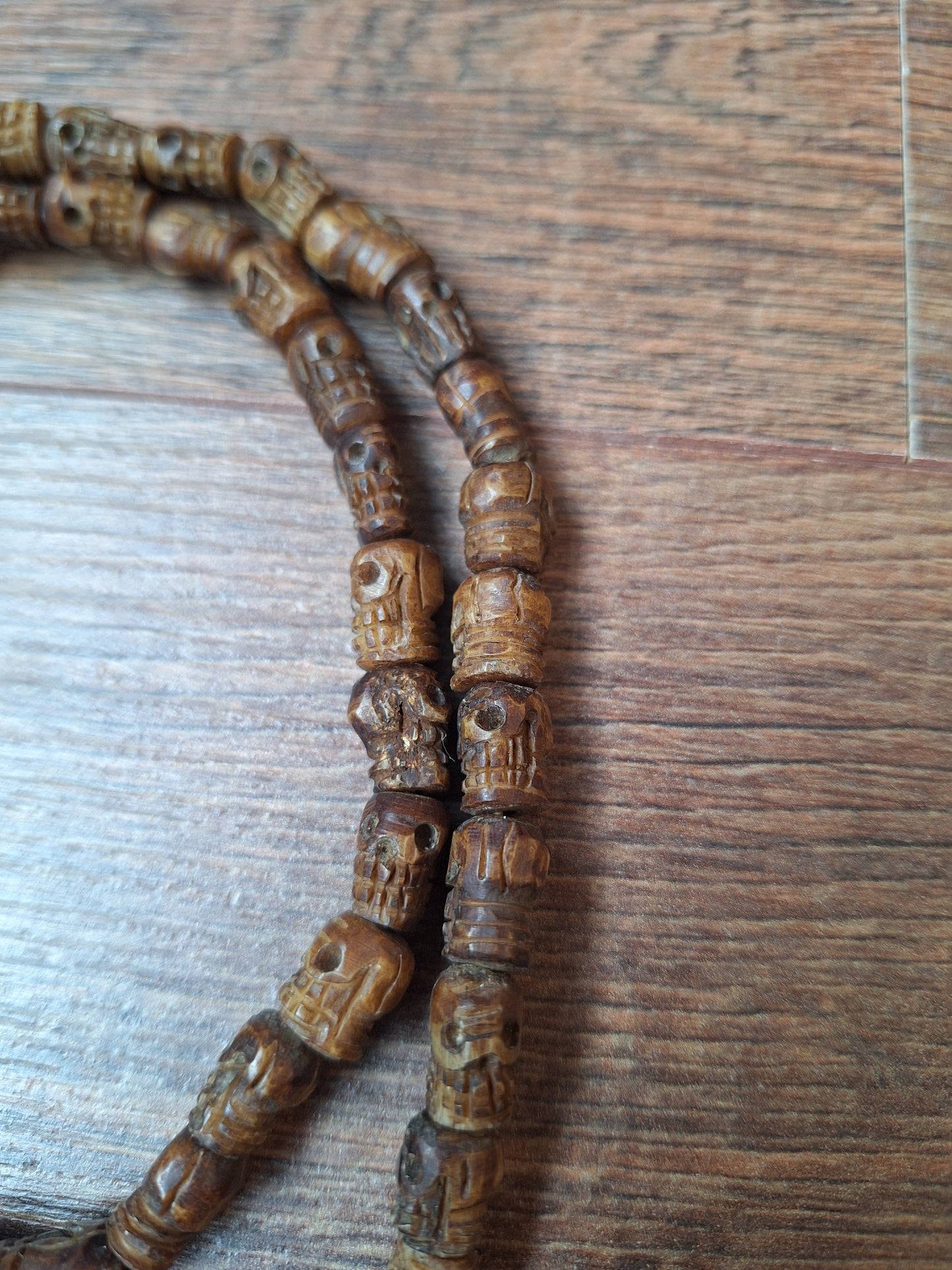 Vintage Nepalese yak bone skull mala