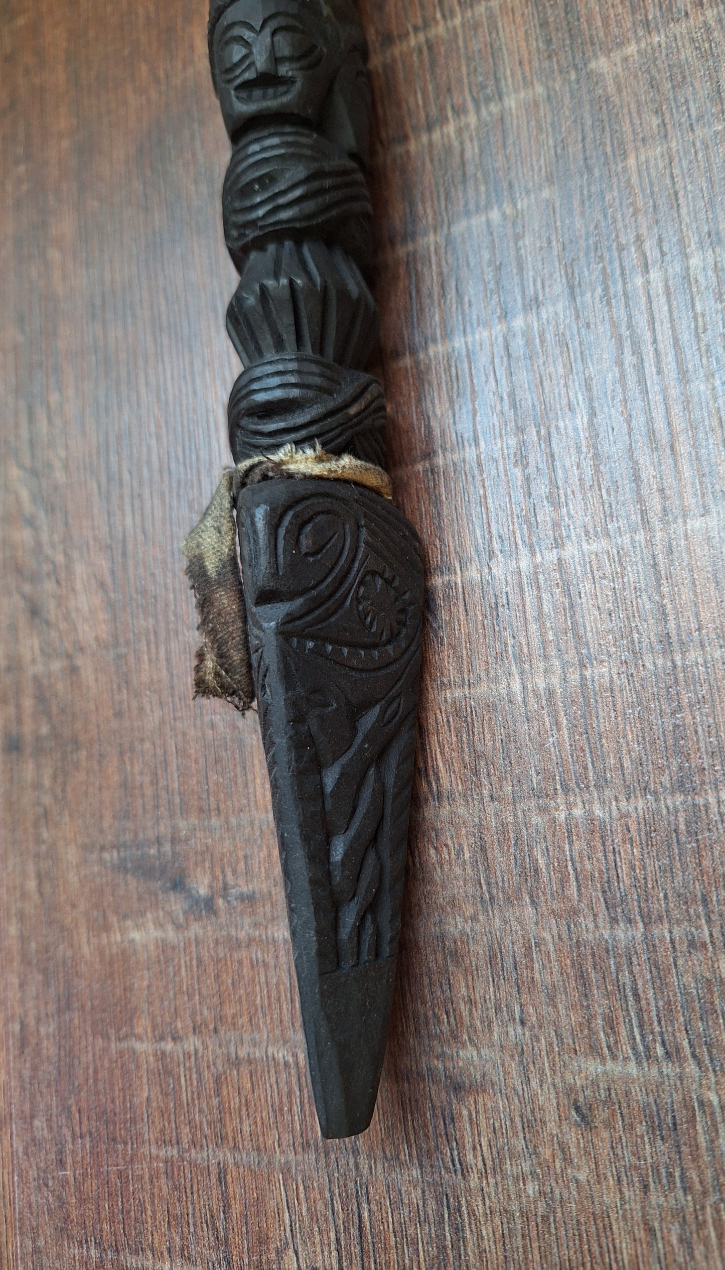 Antique wooden phurba #45