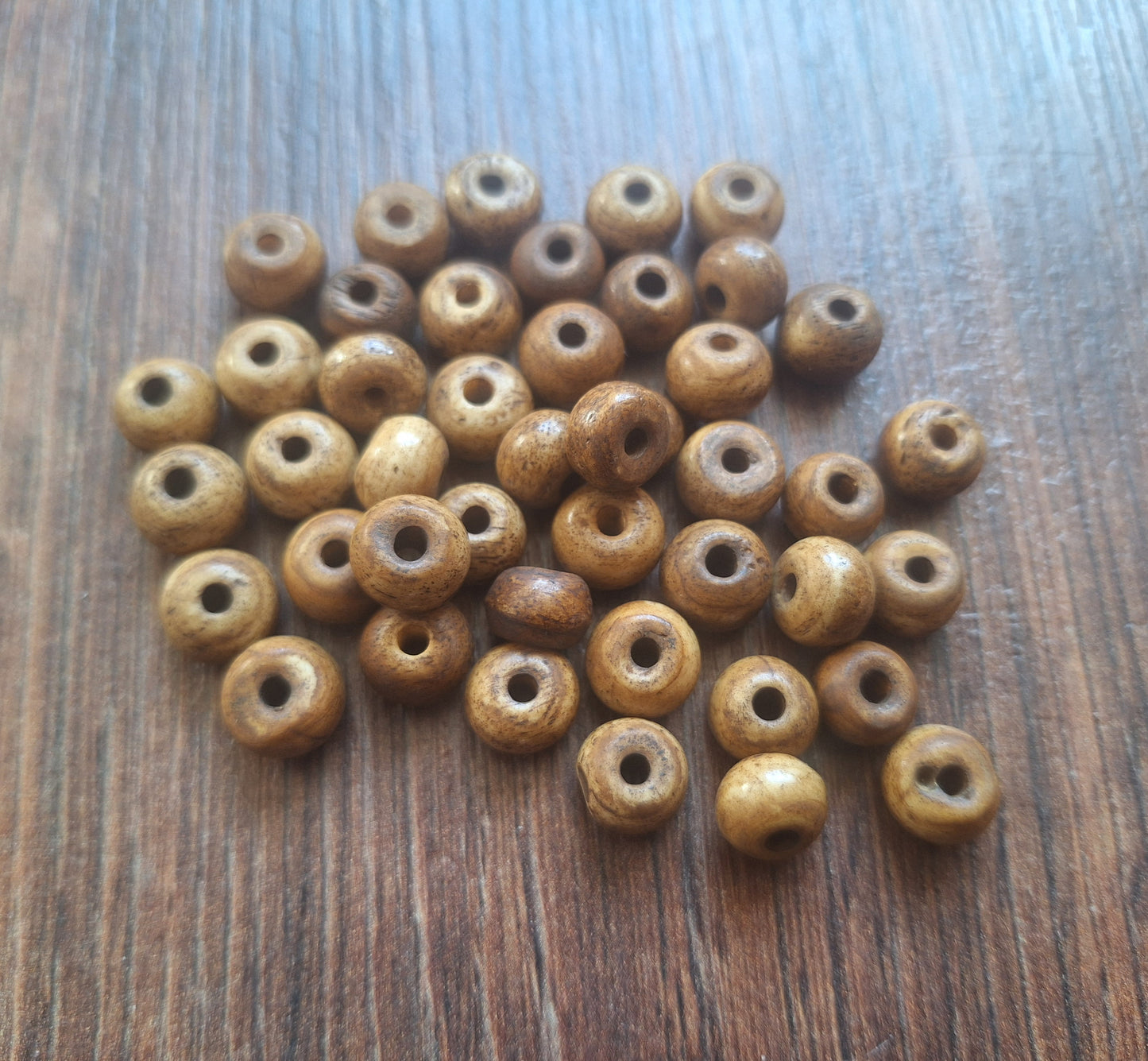 Vintage yak bone beads, set of 20