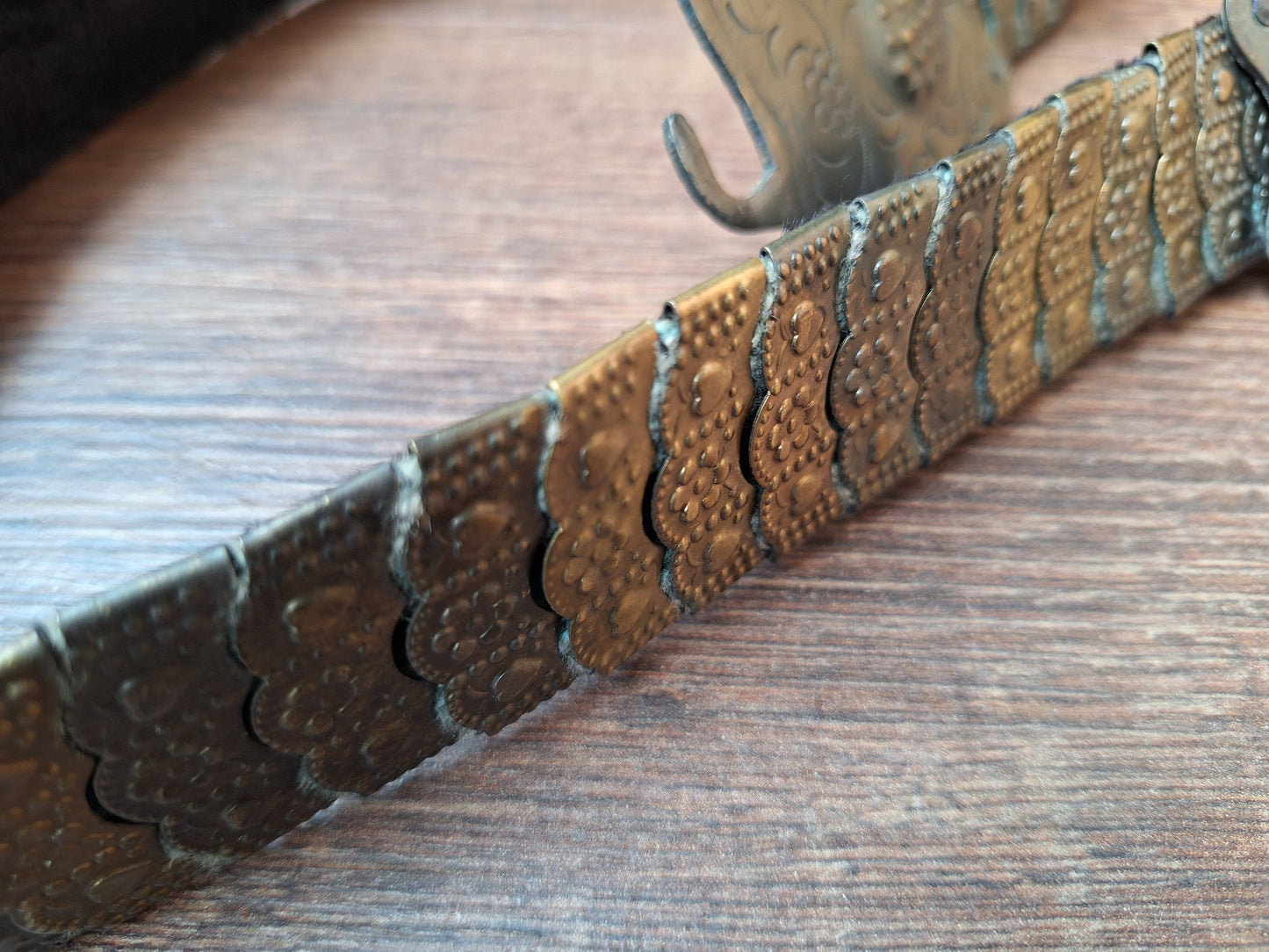 Vintage Ottoman brass belt