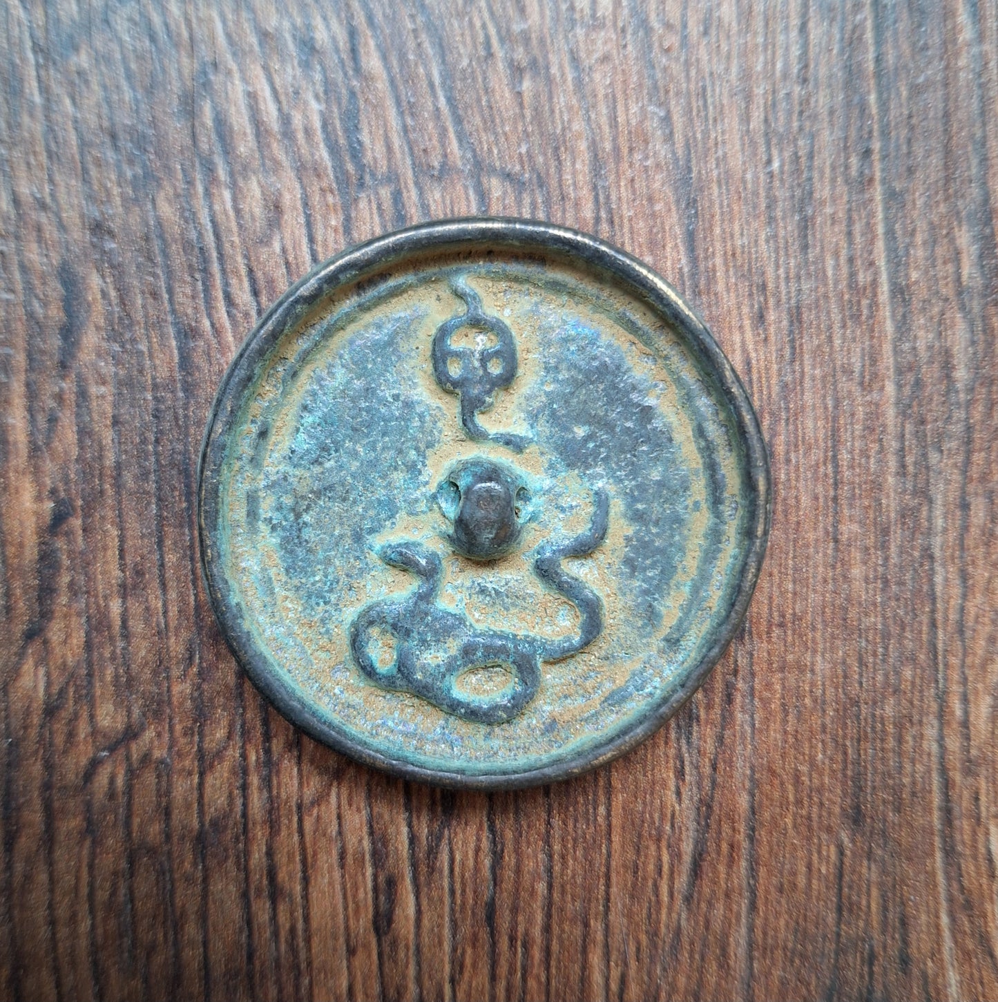 Chinese mirror Symbol of the Year Snake 43 millimeters