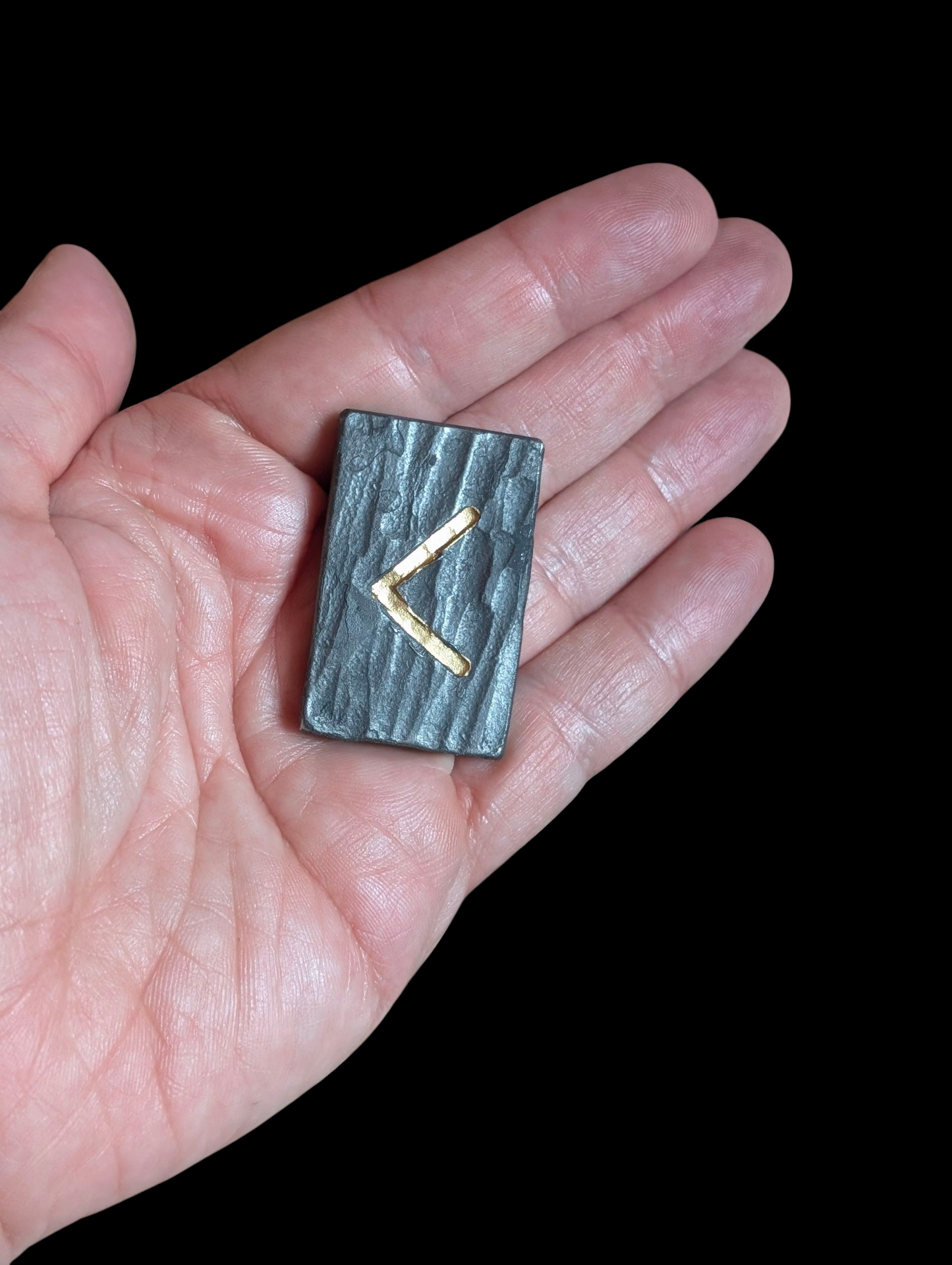 Golden Steel Runic Oracle Set