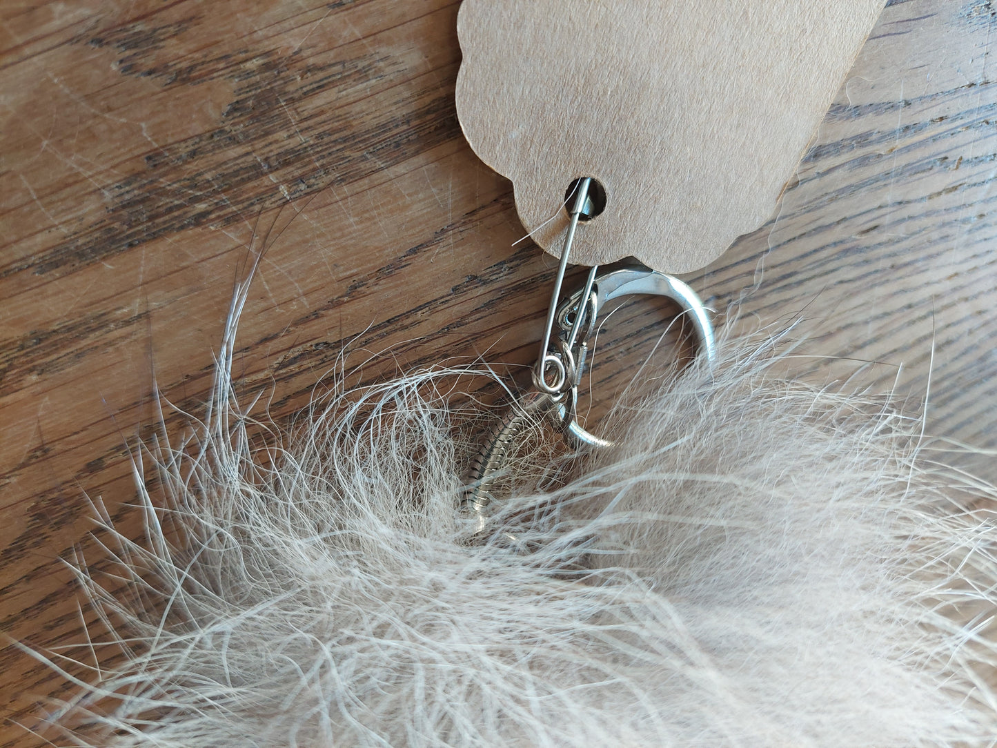 Fox tail keychain #1