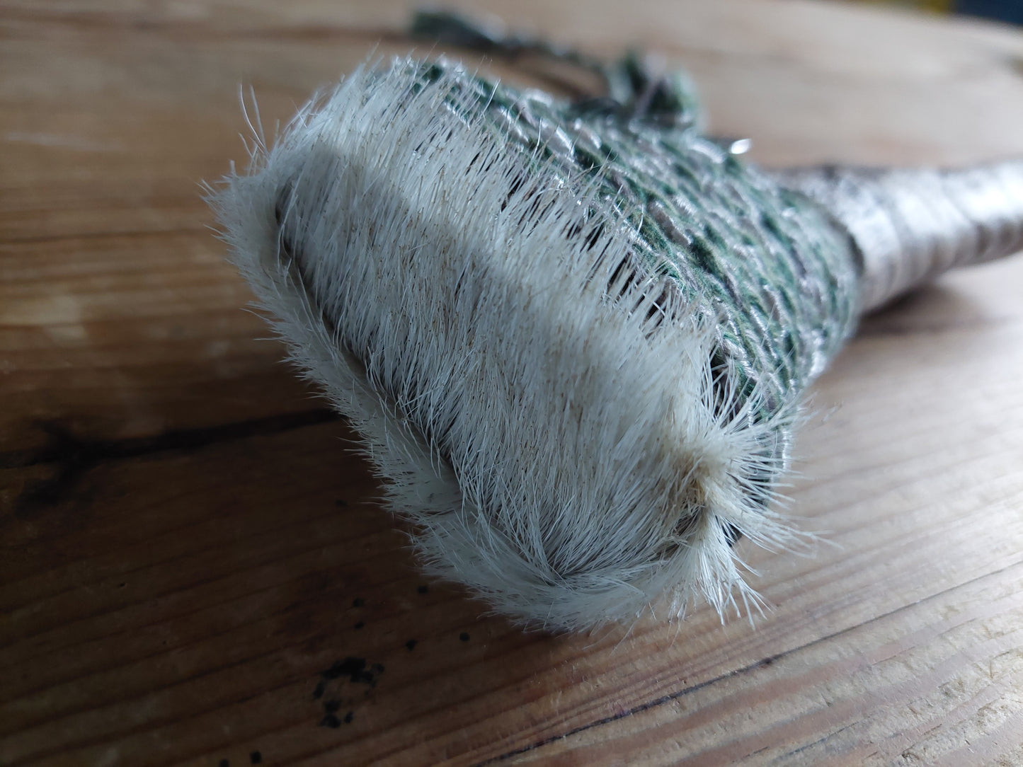 Sheep horn rattle